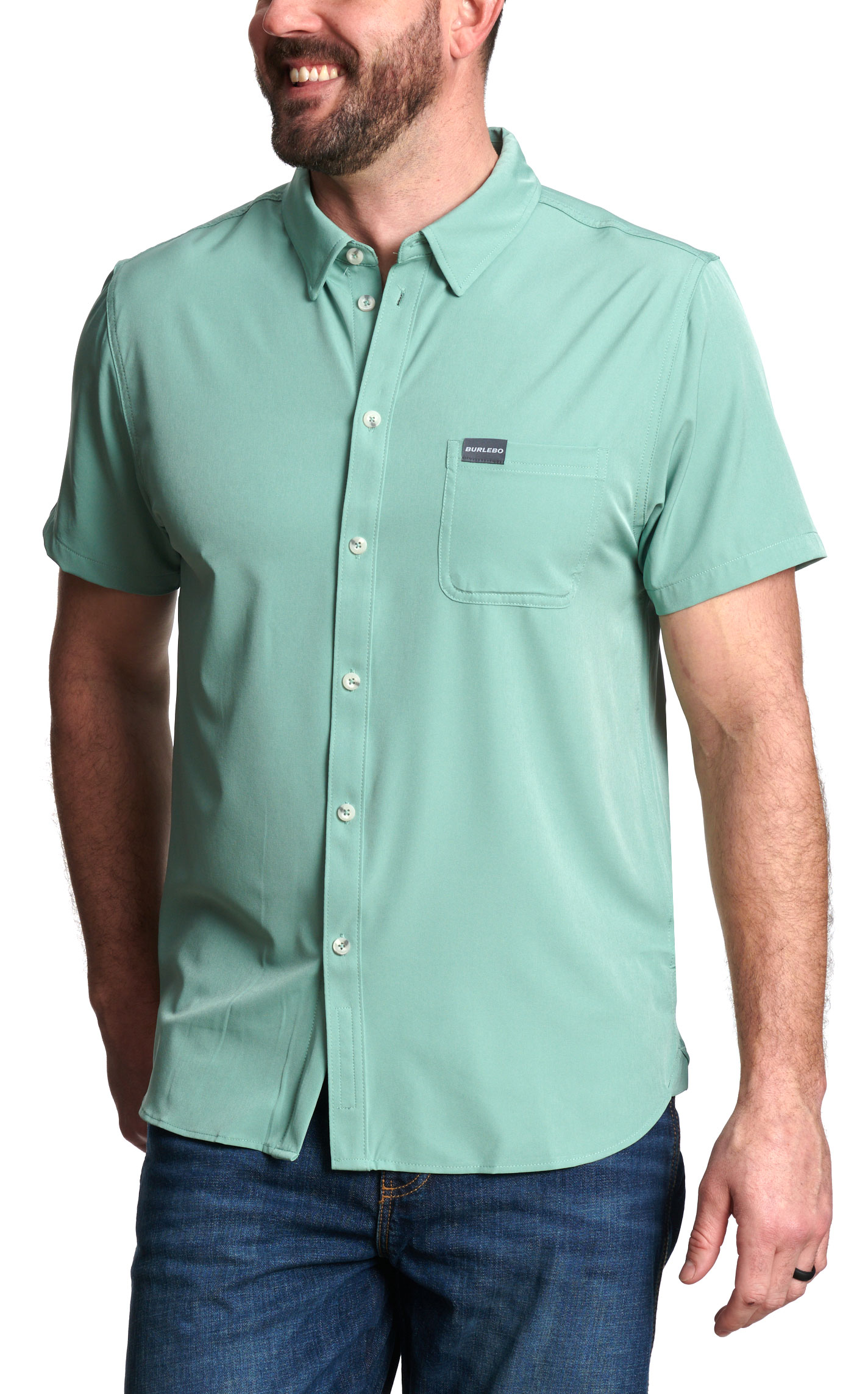 Burlebo Men's Ocean Performance Outdoor Shirt - Image 1
