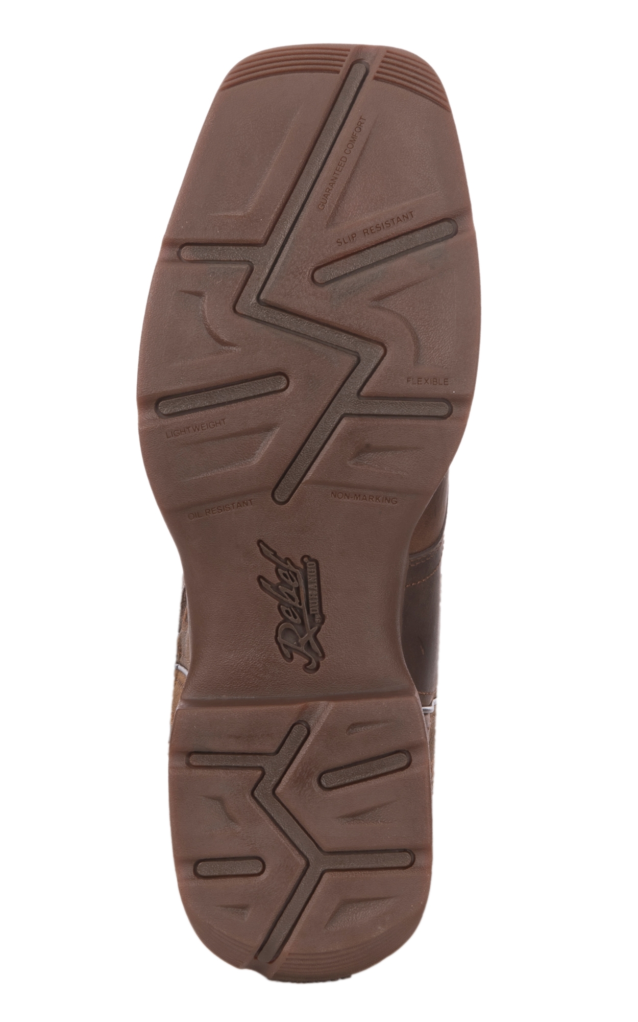 Durango Men's Rebel Sunset Brown Pull On Square Toe Cowboy Boots - Image 1