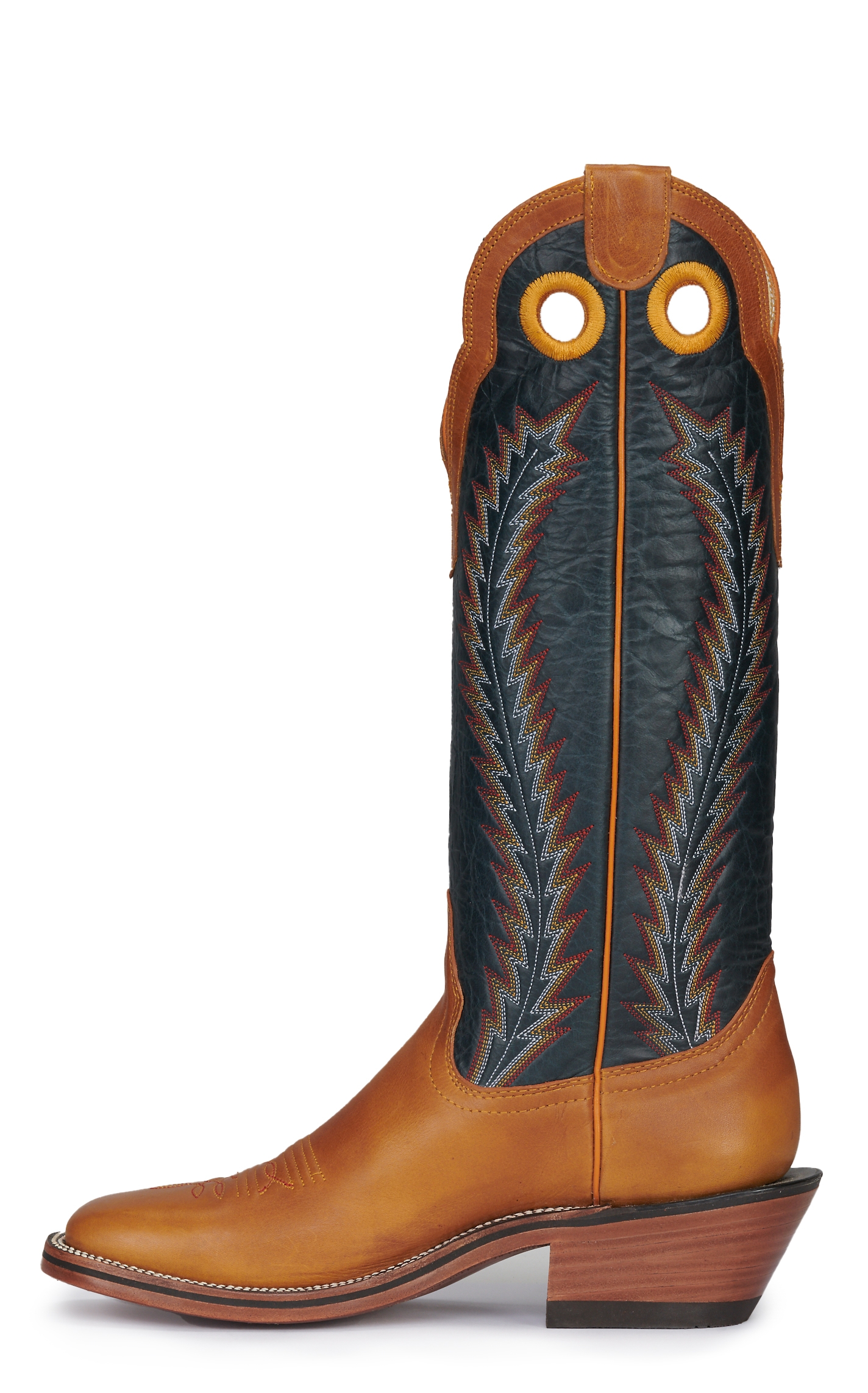 Hondo Men's Honey Crazy Horse and Navy 16\
