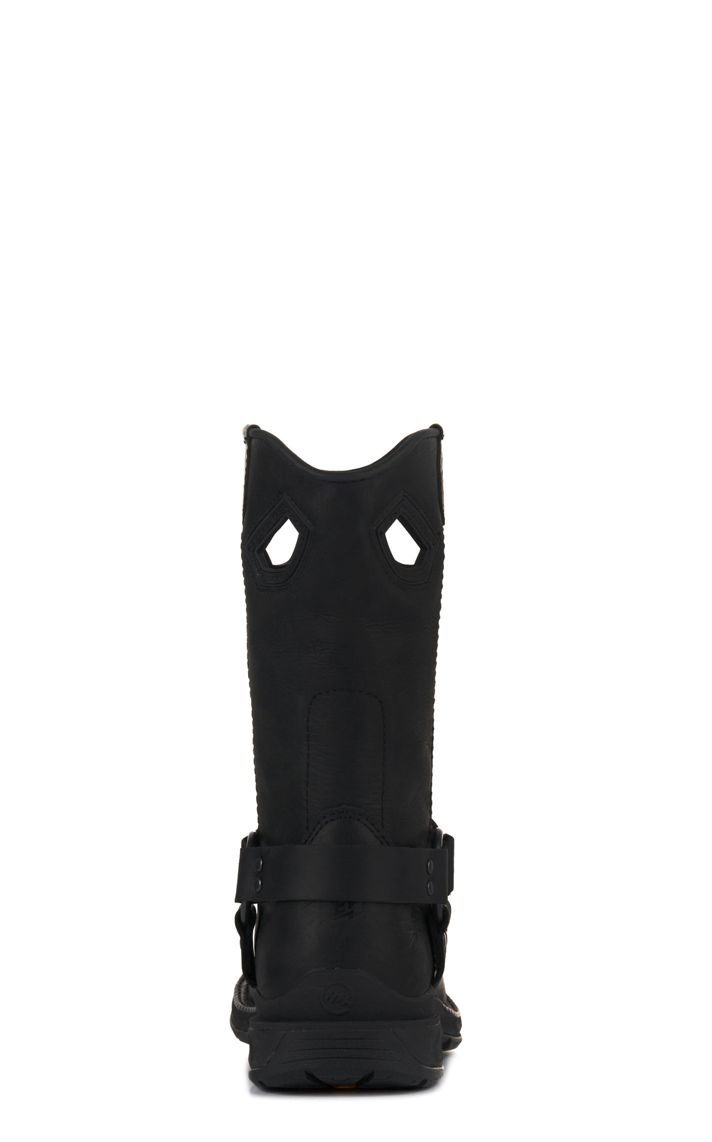 Double H Men's ICE Black Harness Wide Square Toe Cowboy Boots - Image 1