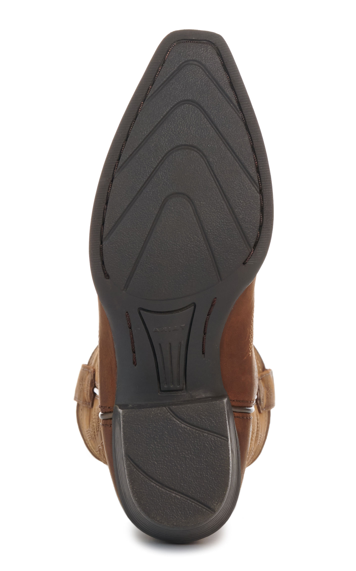 Ariat Youth Casanova Distressed Brown Snip Toe Cowboy Boots - Image 1