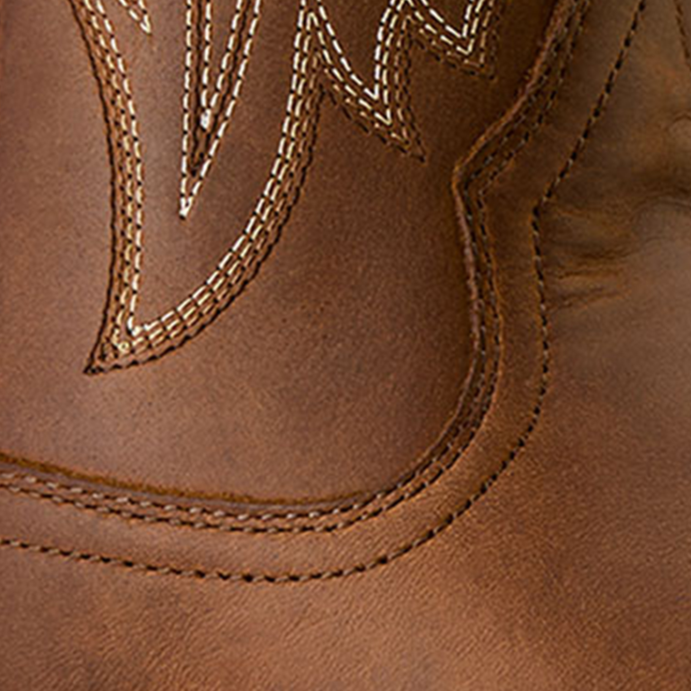 Ariat Men's Distressed Rich Brown Big Rig Wide Square Toe Boots - Image 1