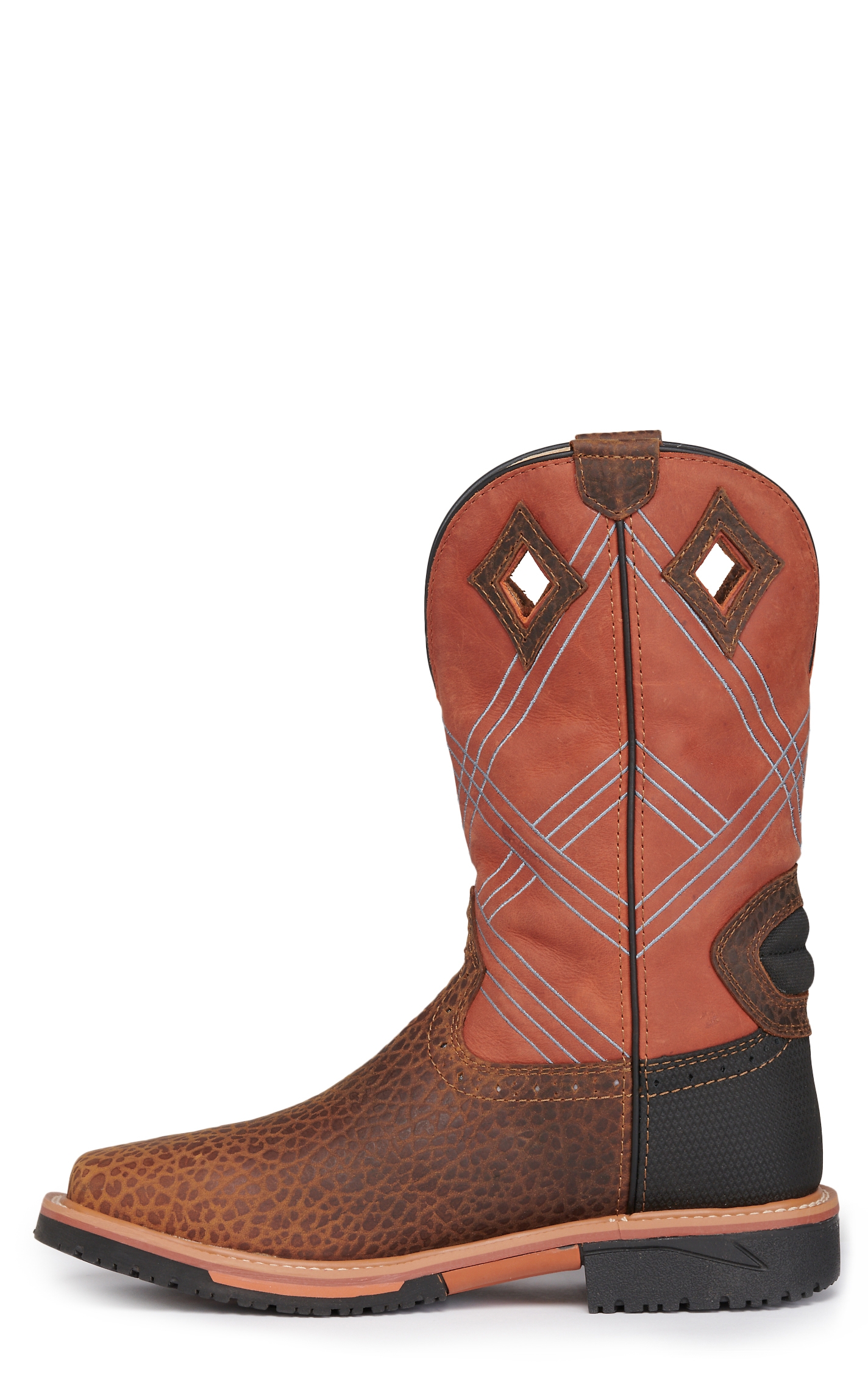 Justin Men's Stampede Dalhart Waterproof Wide Square Composite Toe Work Boots - Image 1