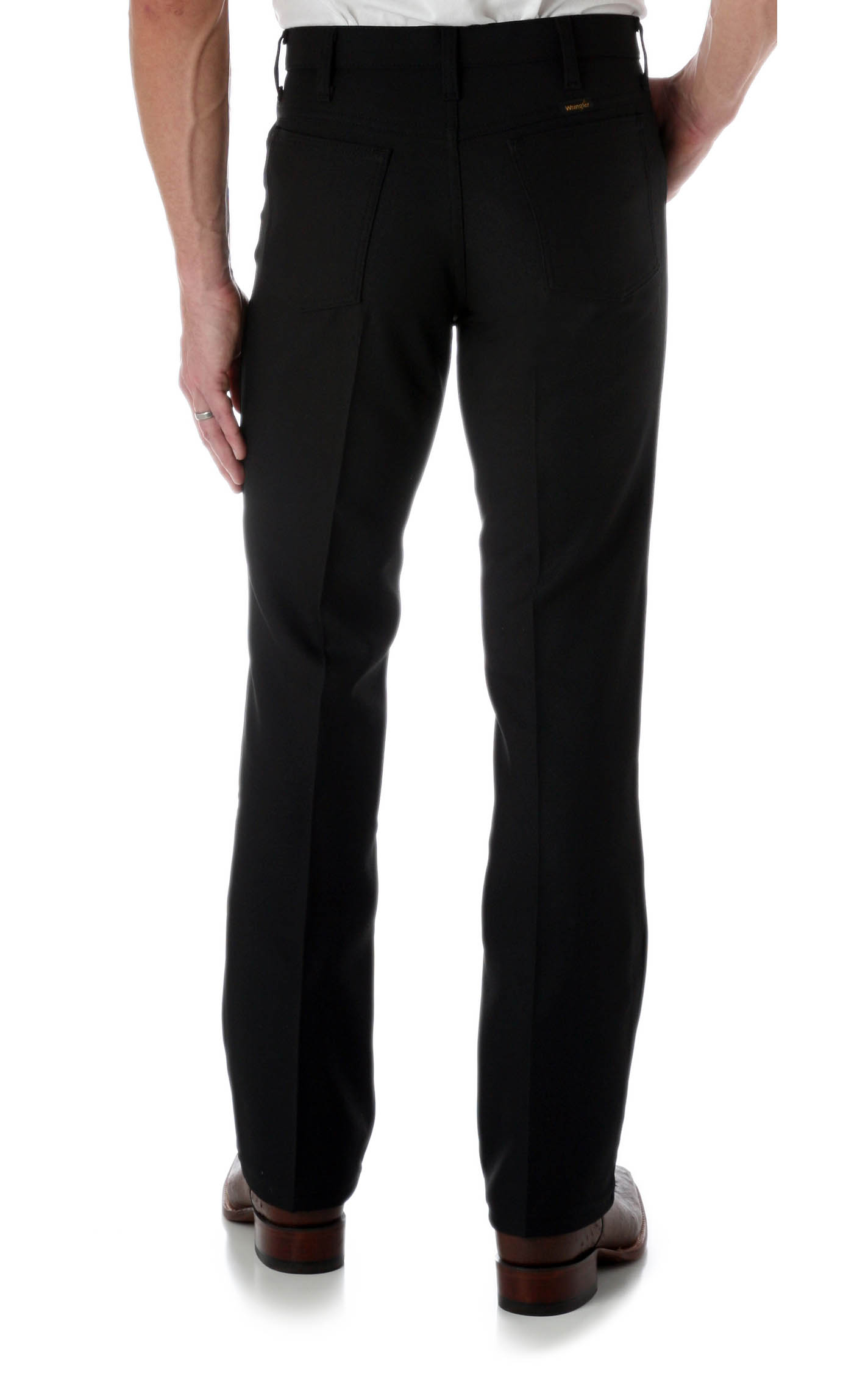 Wrangler Wrancher Black Large Waist Dress Pants - Image 1