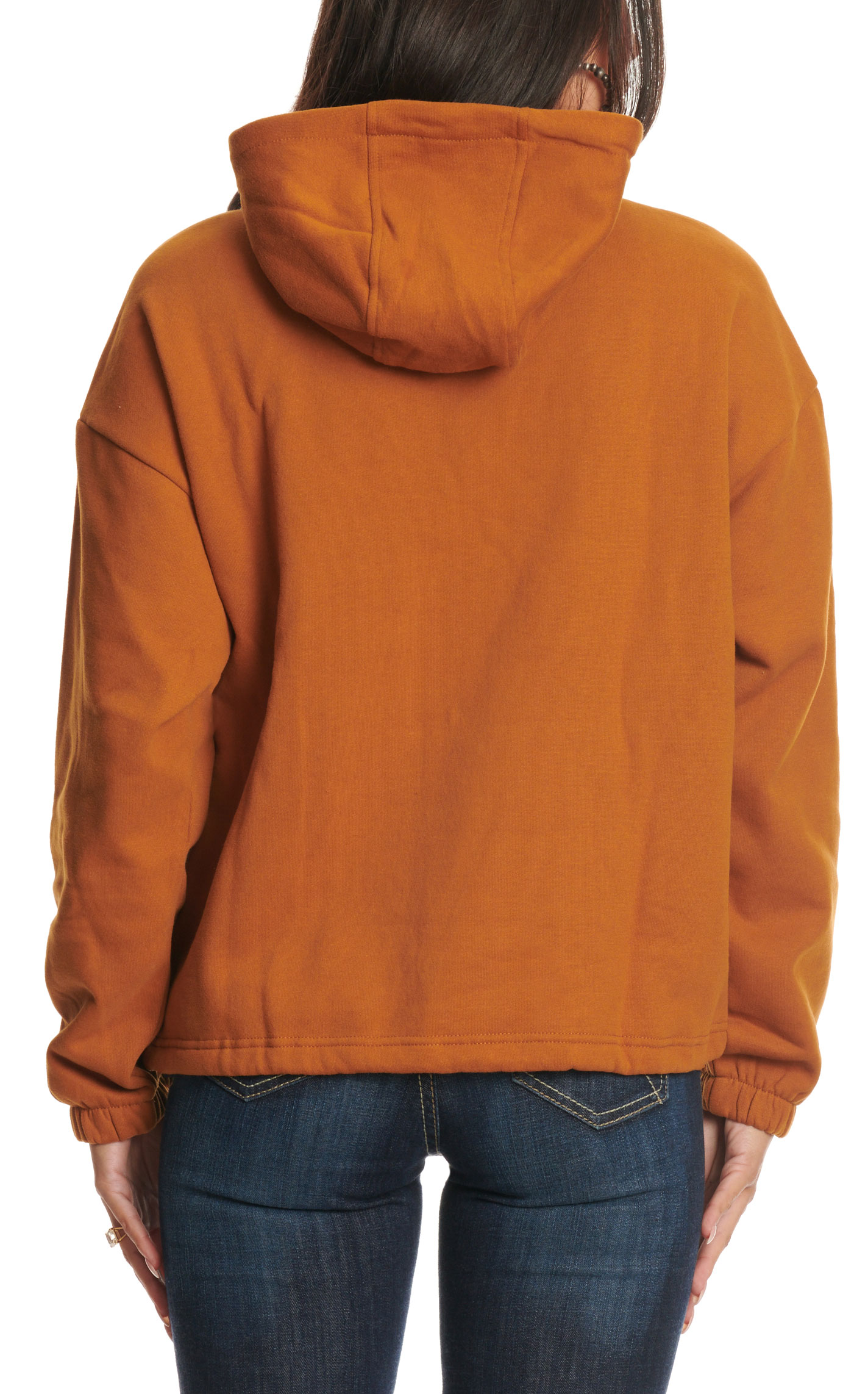 Ariat Women's Roasted Pecan Logo Graphic Essential Hoodie - Image 1