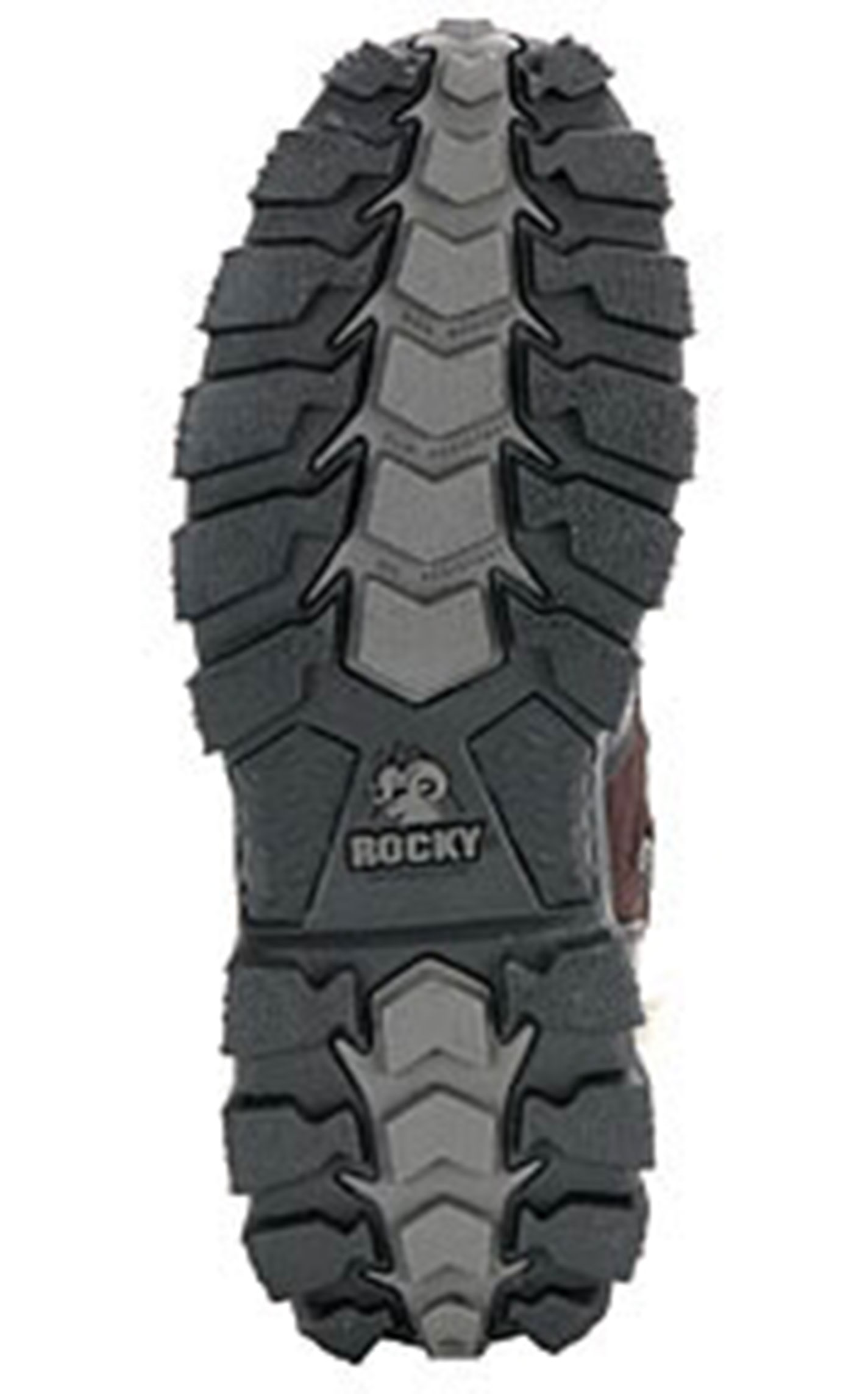Rocky Men's Alpha Force Black Round Toe Lace Up Work Boot - Image 1