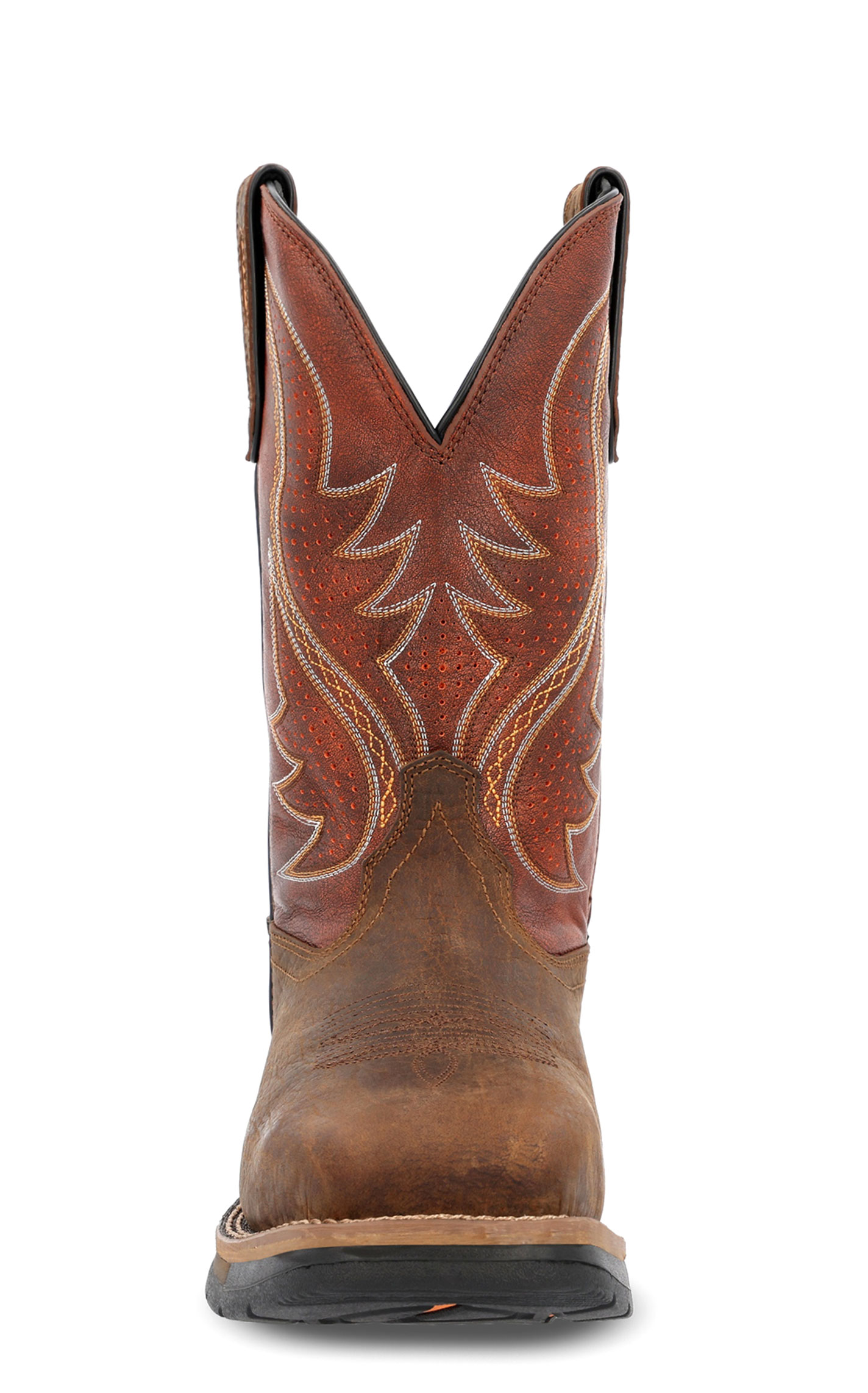 Durango Men’s Acorn & Cognac Workin’ Rebel Steel Toe Work Boots - Image 1
