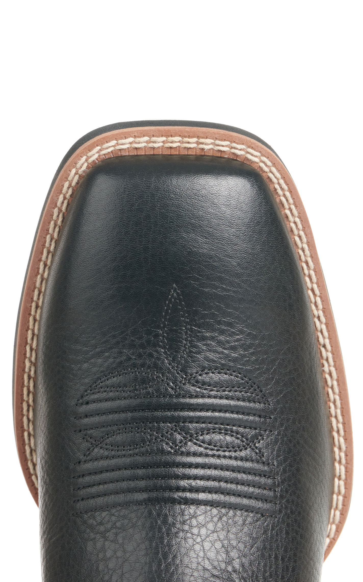 Ariat Men's Ricochet Black Carbon SMARTLITE Wide Square Toe Cowboy Boots - Image 1