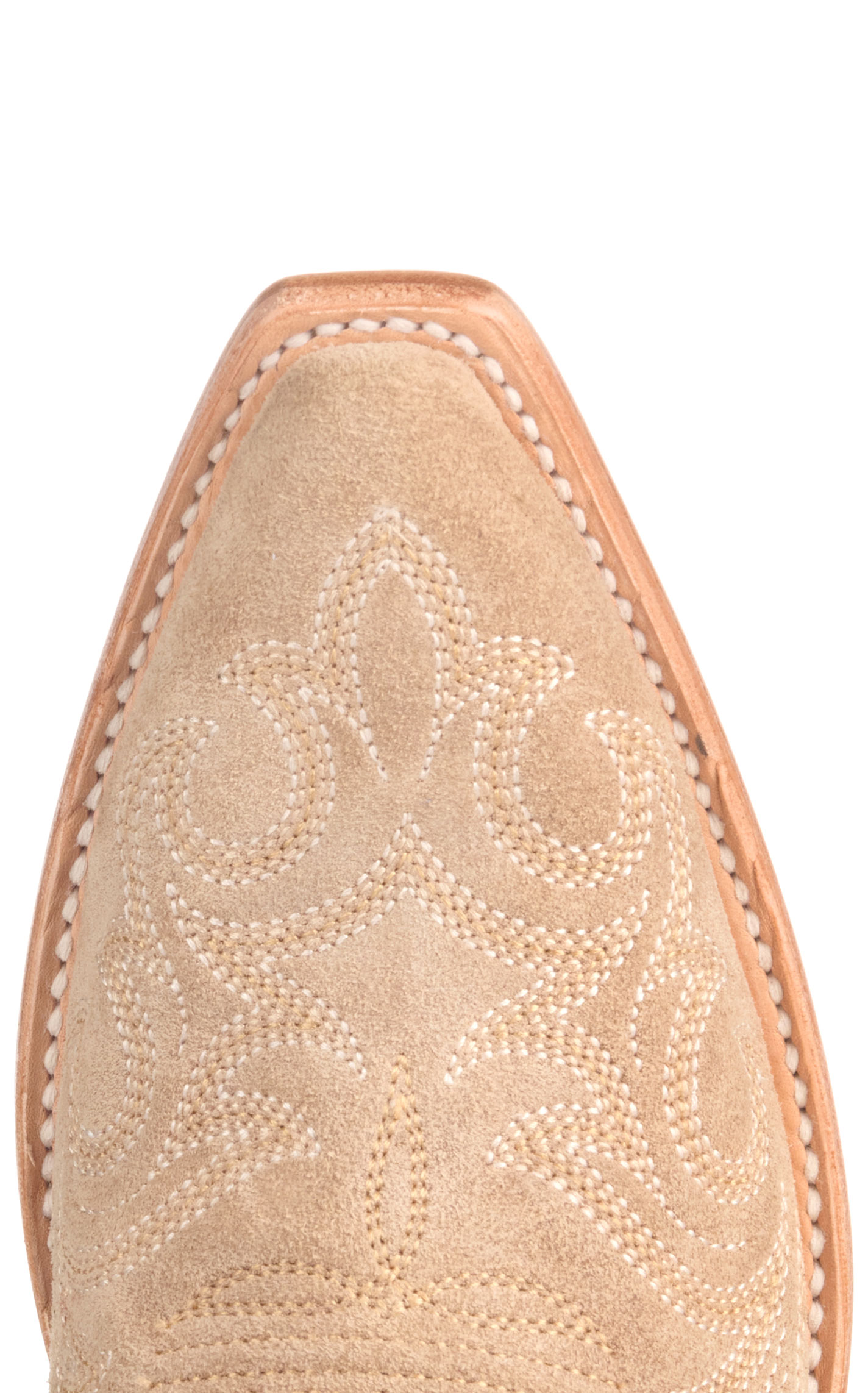 Ariat Women's Hazen Truly Taupe Roughout Suede Snip Toe Cowboy Boots - Image 1