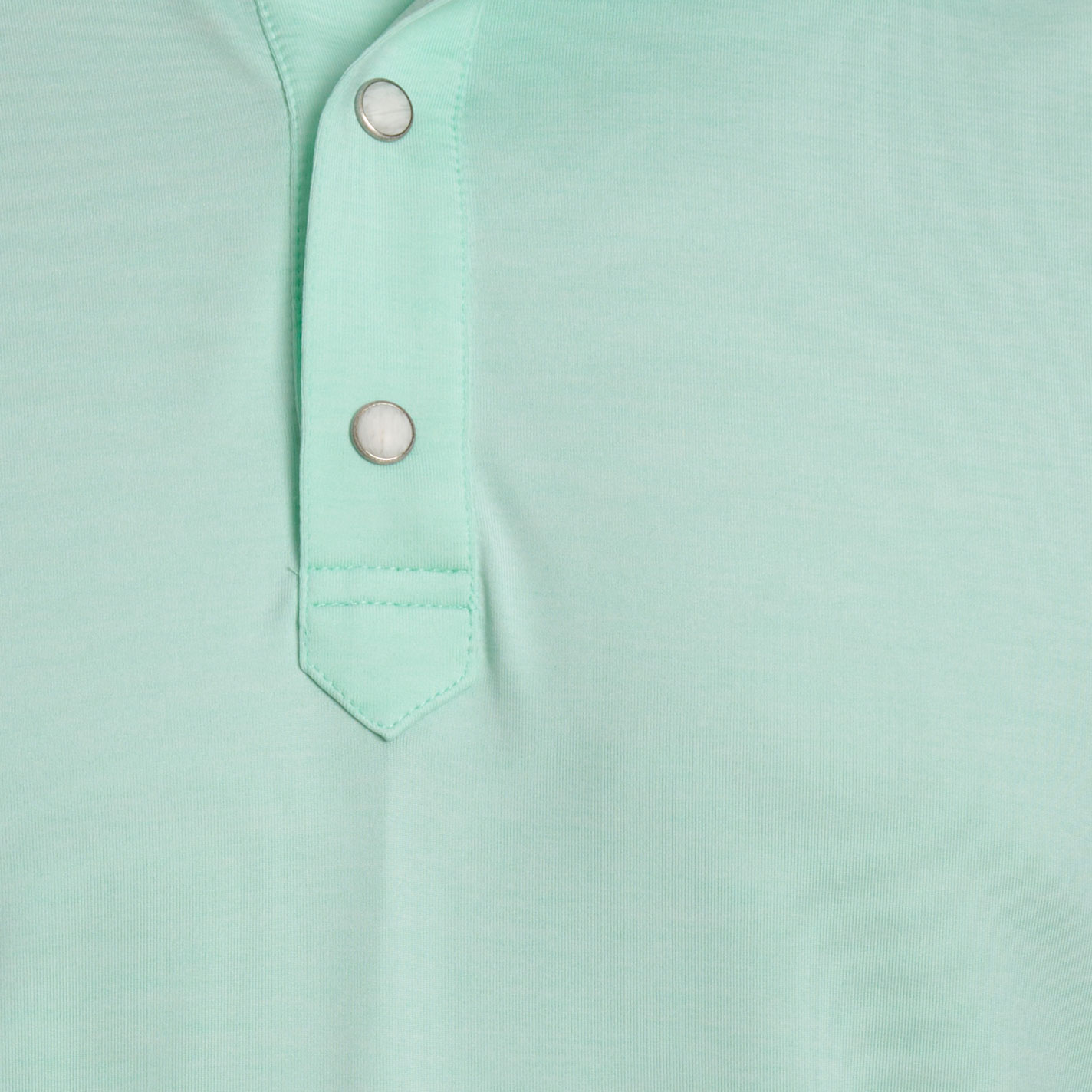 Rafter C Men’s May Solid Aqua Polo Shirt - Image 1