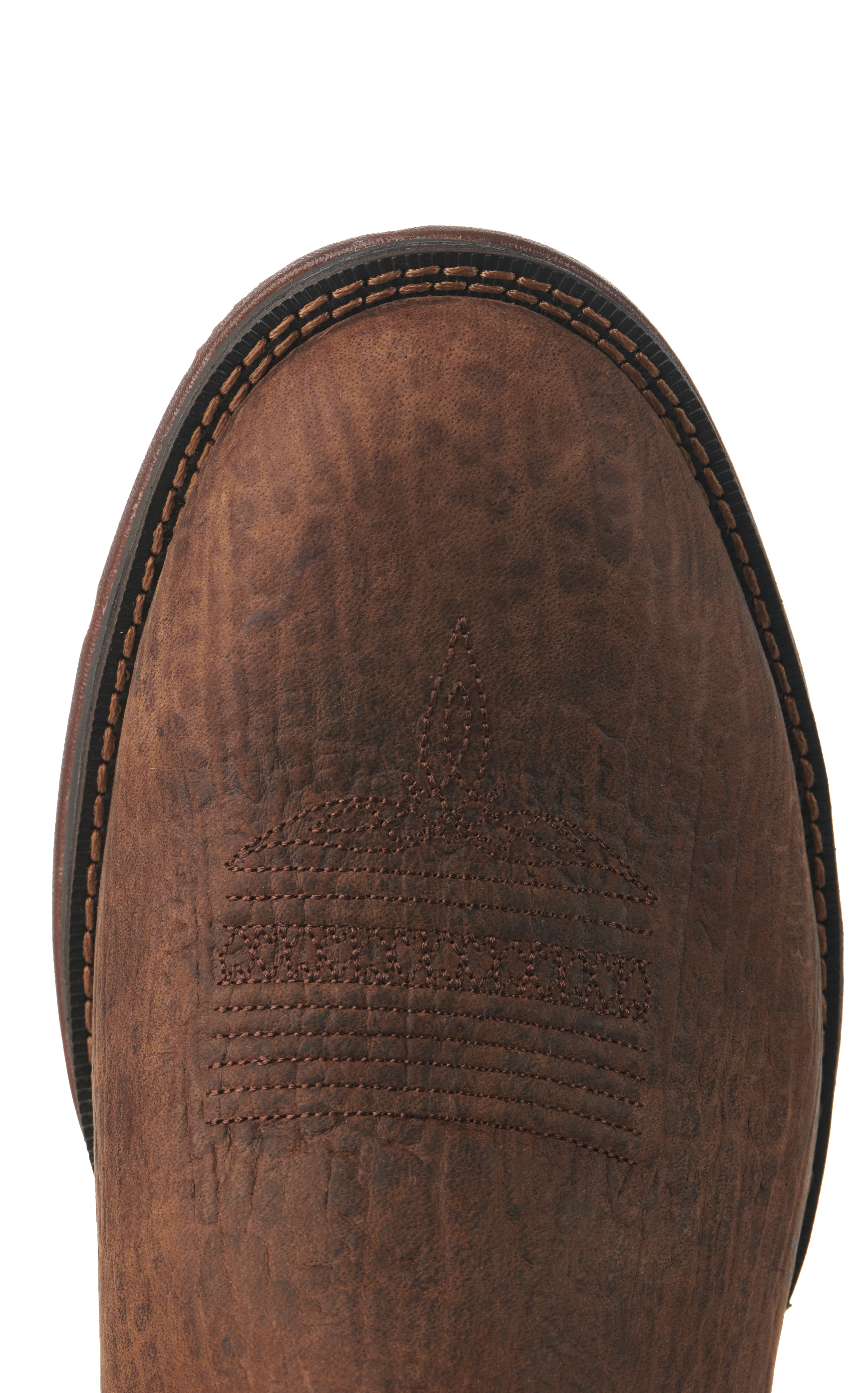 Durango Men's Rebel Black and Dark Brown Round Toe Cowboy Boots - Image 1