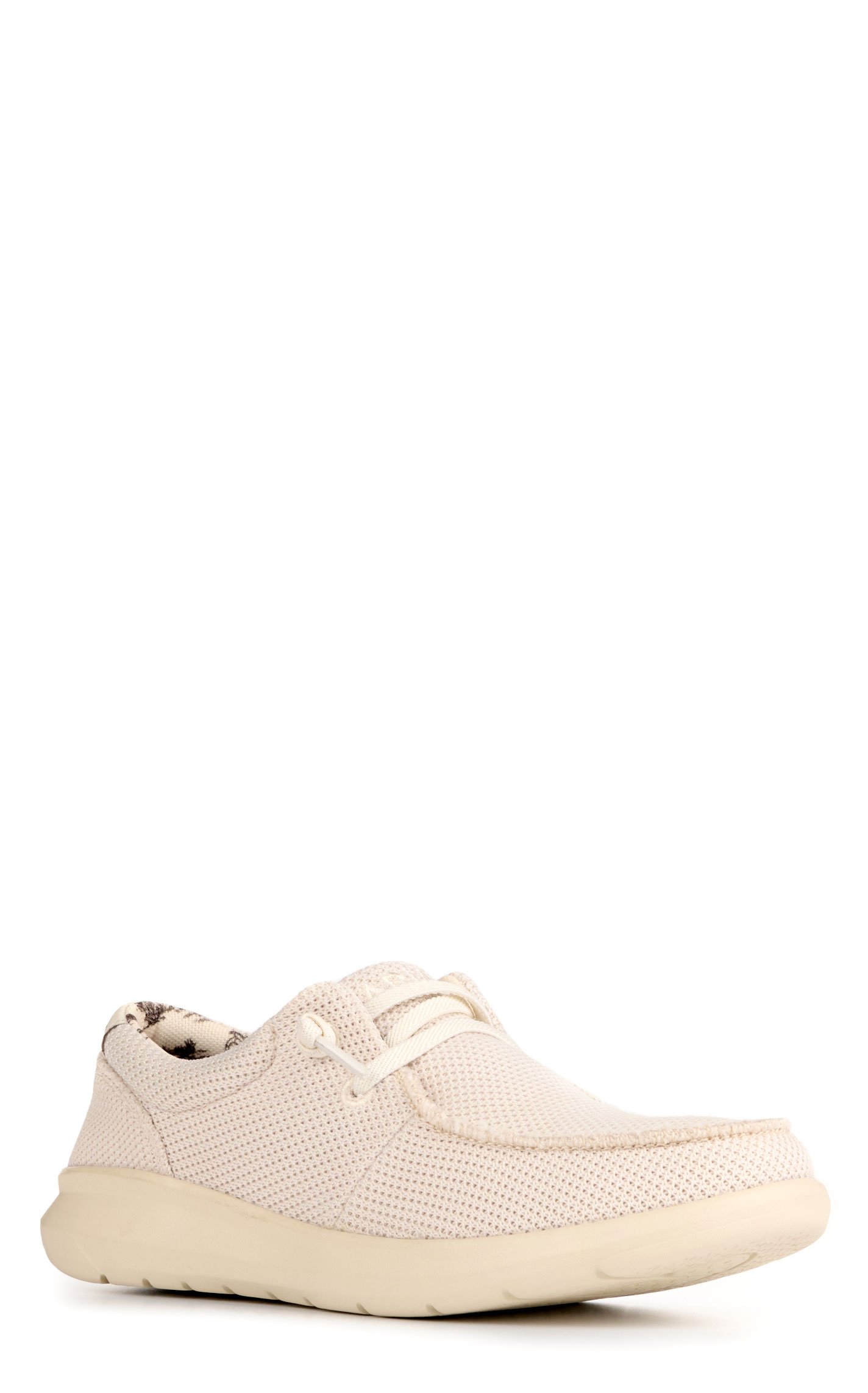 Ariat Women's Cream Mesh Hilo Moc Toe Casual Shoes - Image 1