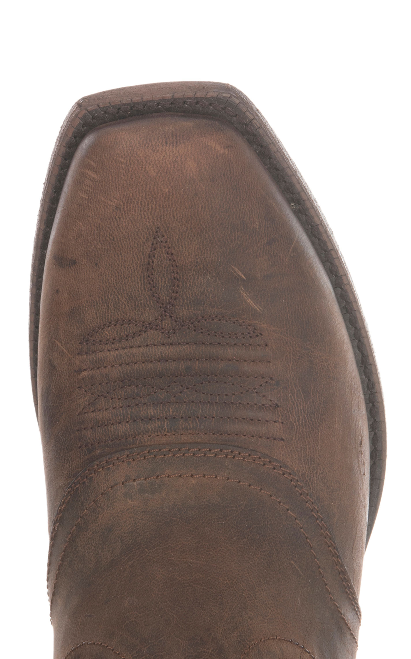 Ariat Men's Circuit Striker Weathered Brown Punchy Toe Cowboy Boots - Image 1
