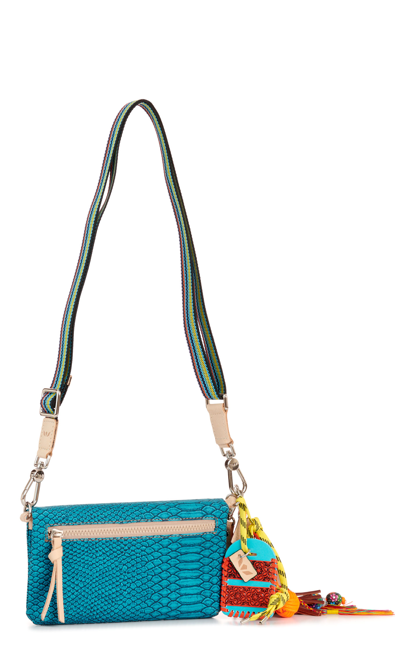 Consuela Indy Uptown Turquoise Crossbody Bag - Image 1