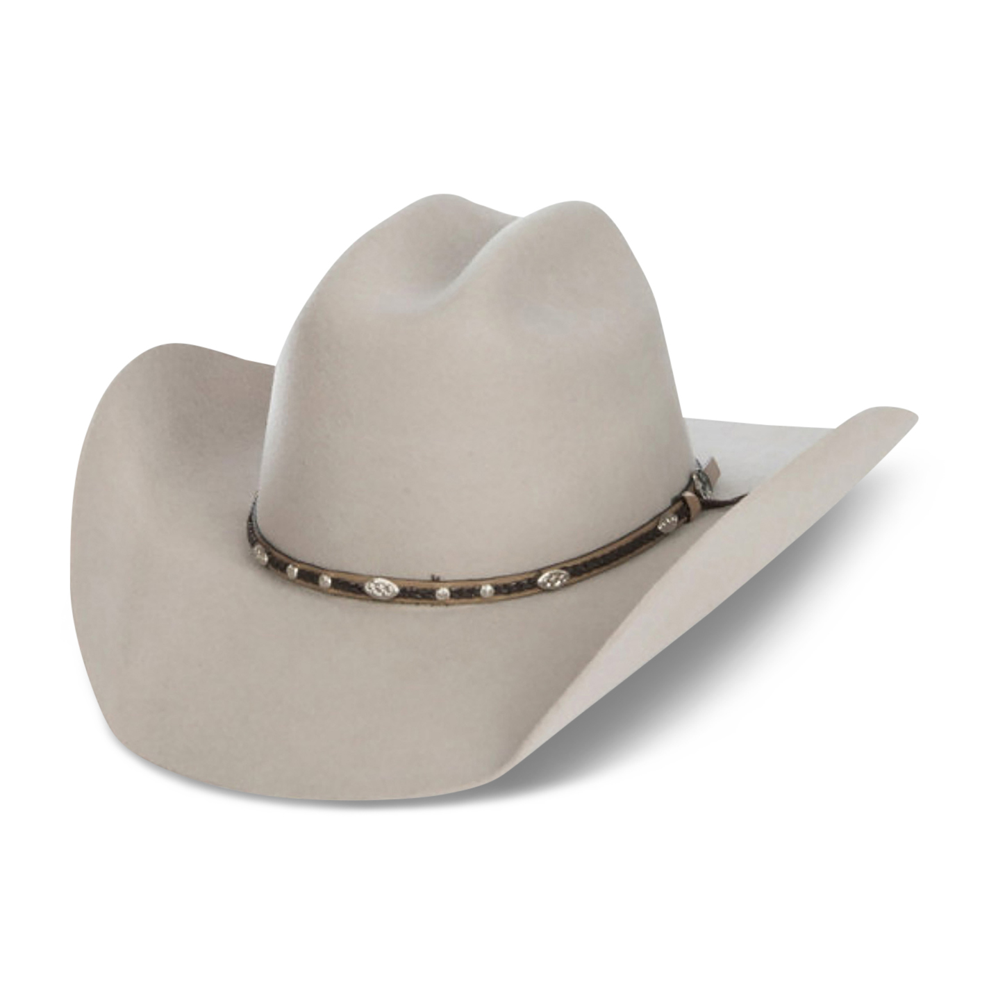 Cavender's Cowboy Collection 3X Silverbelly with Fancy Band Premium Wool Cowboy Hat - Image 1