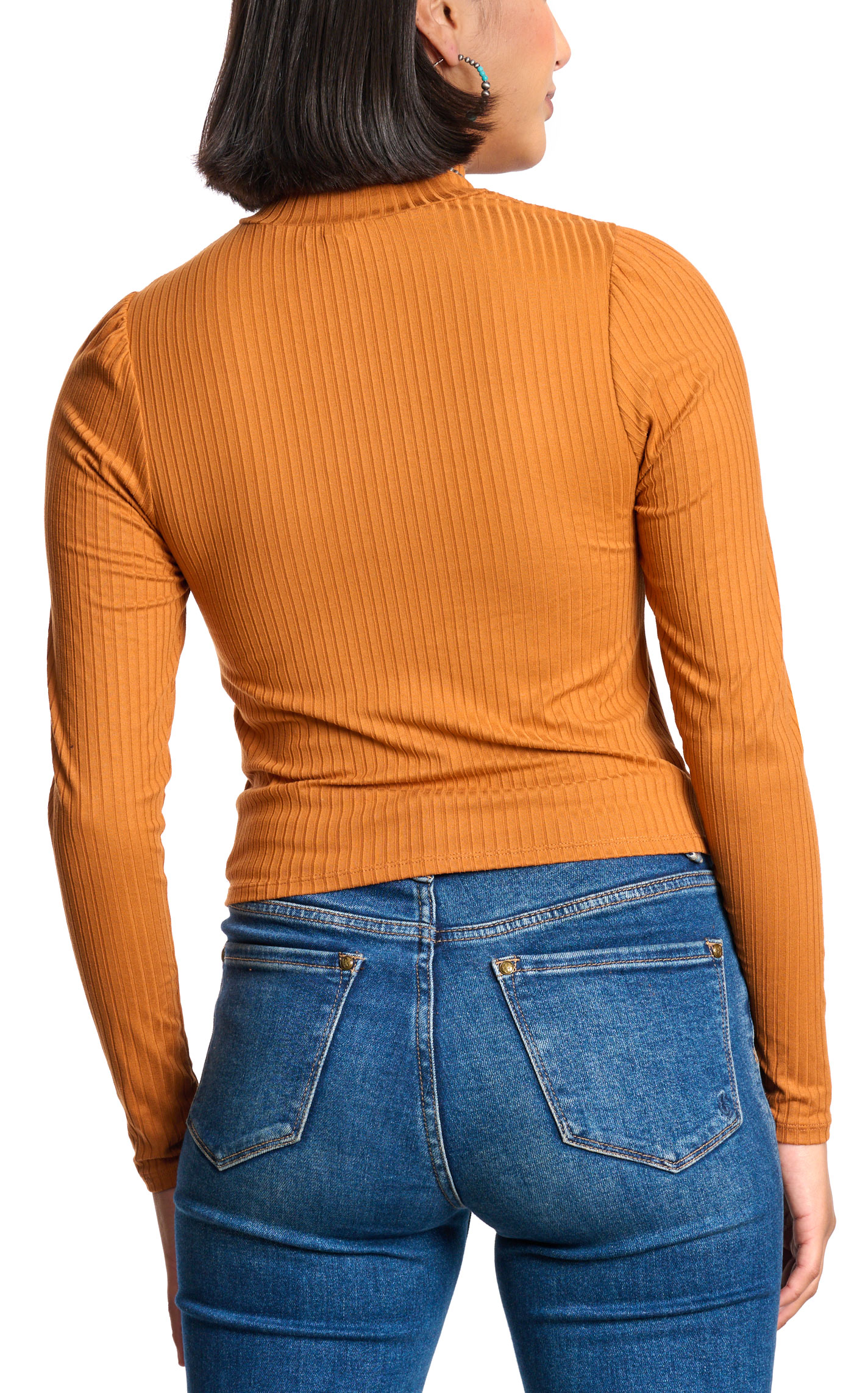 Moa Moa Women's Adobe Ribbed Twist Front Top - Image 1