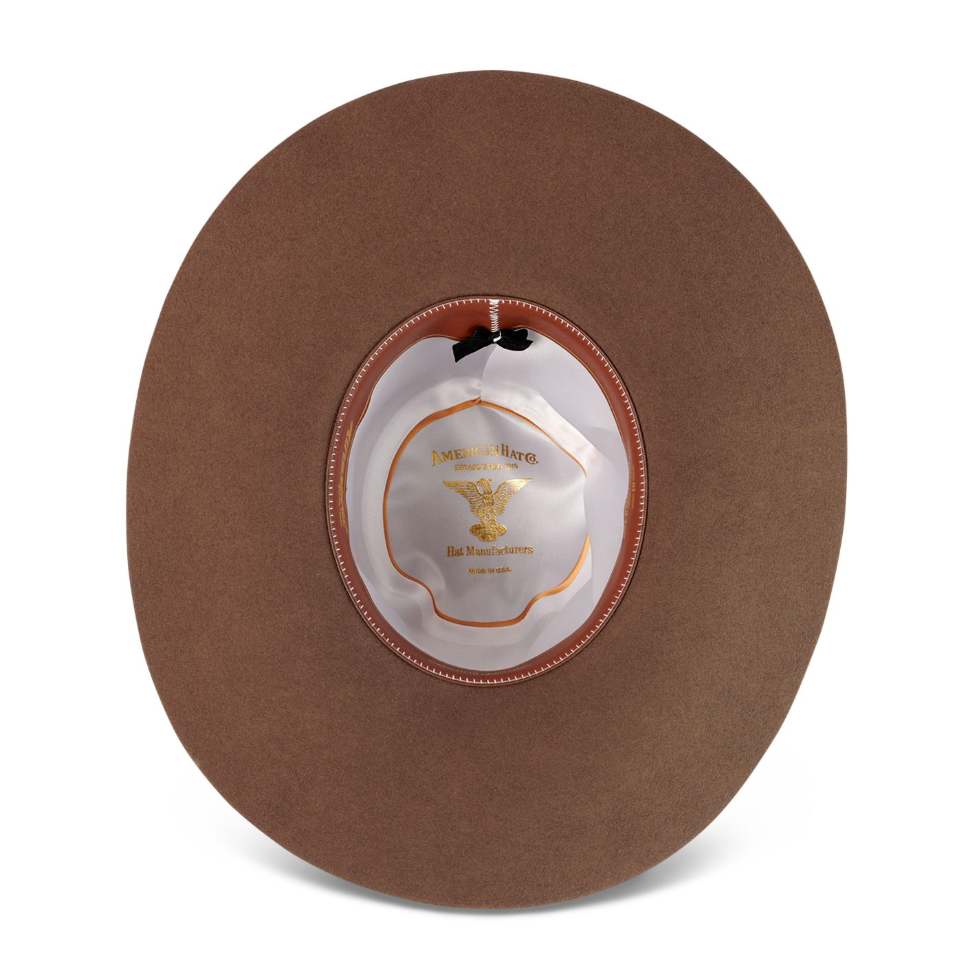 American Hat Co. Pecan Open Crown 10X Felt Cowboy Hat - Image 1