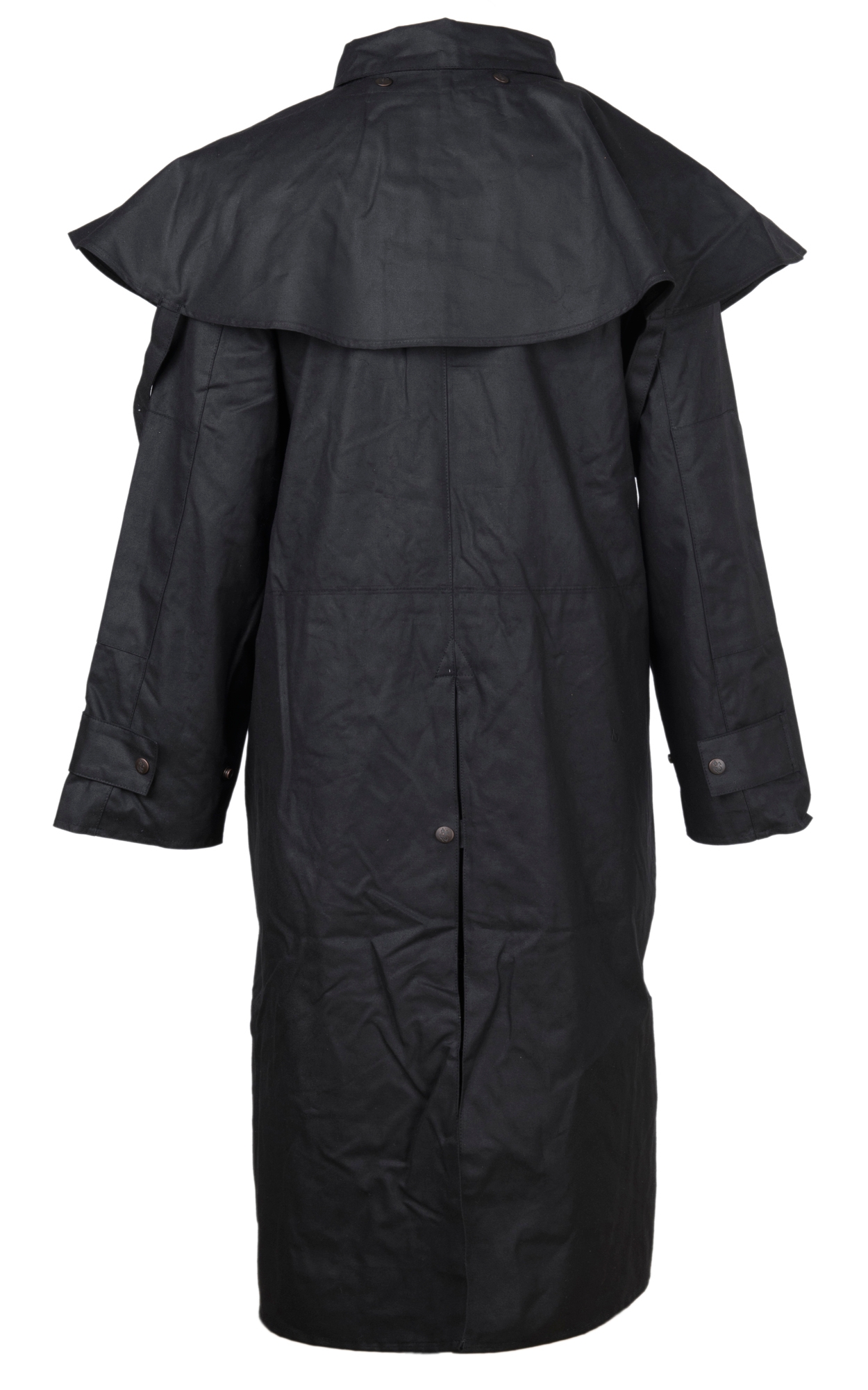 Outback Trading Co. Black Low Rider Oilskin Duster - Big & Tall - Image 1