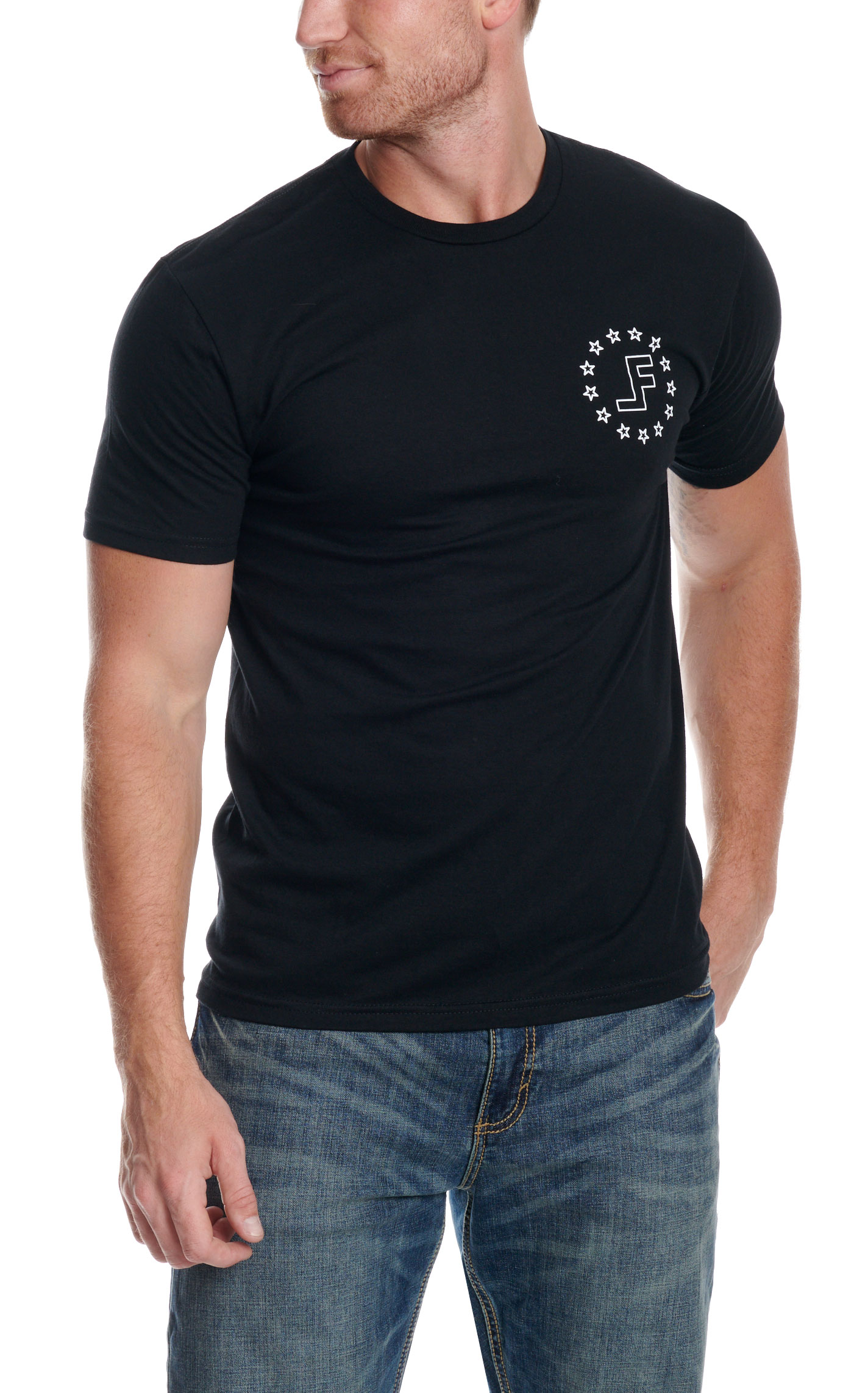 Lane Frost Men's Neon Patriot Graphic T-Shirt - Image 2