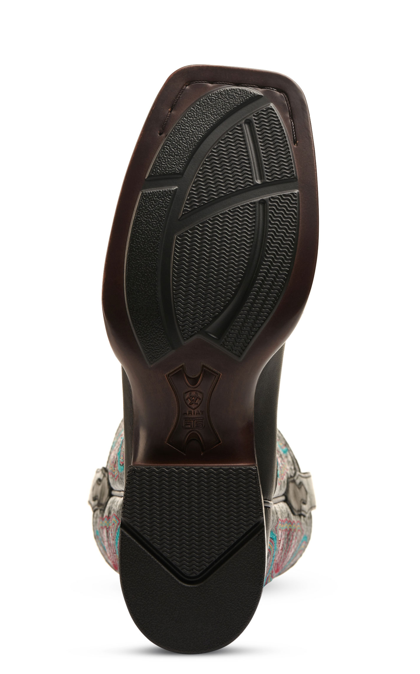 Ariat Women's PrimeTime True Black Bantamweight Wide Square Toe Cowboy Boot - Image 1