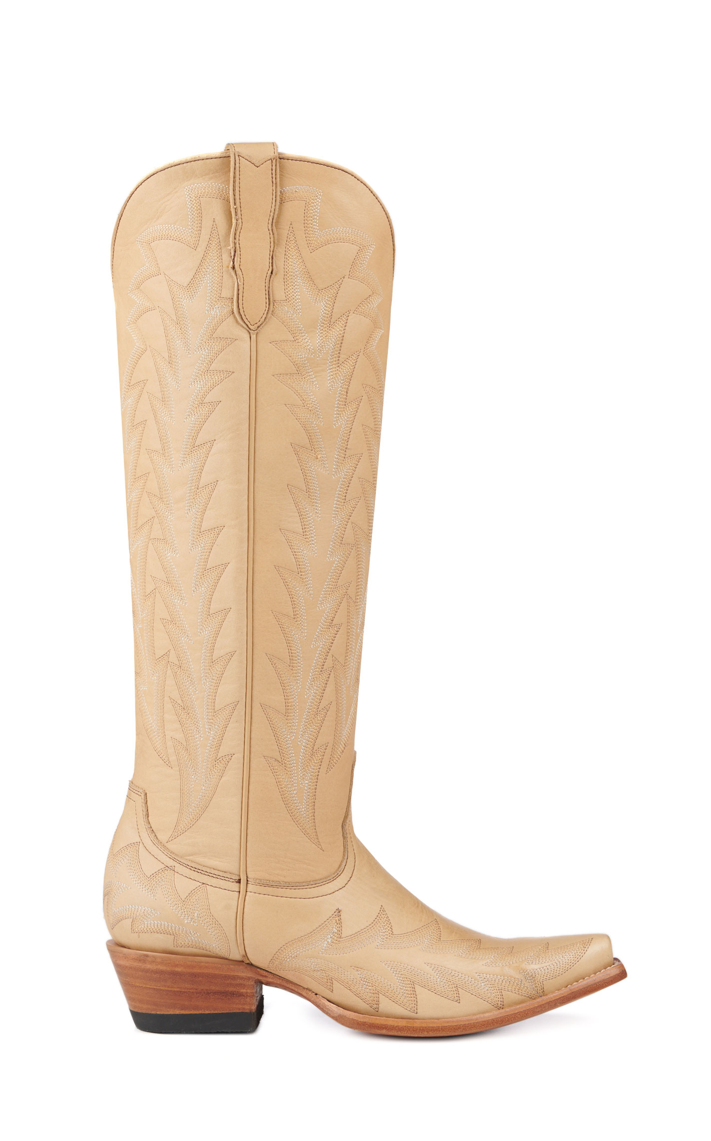 JRC & Sons Women’s Nancy Camel Snip Toe Tall Cowboy Boots - Image 1