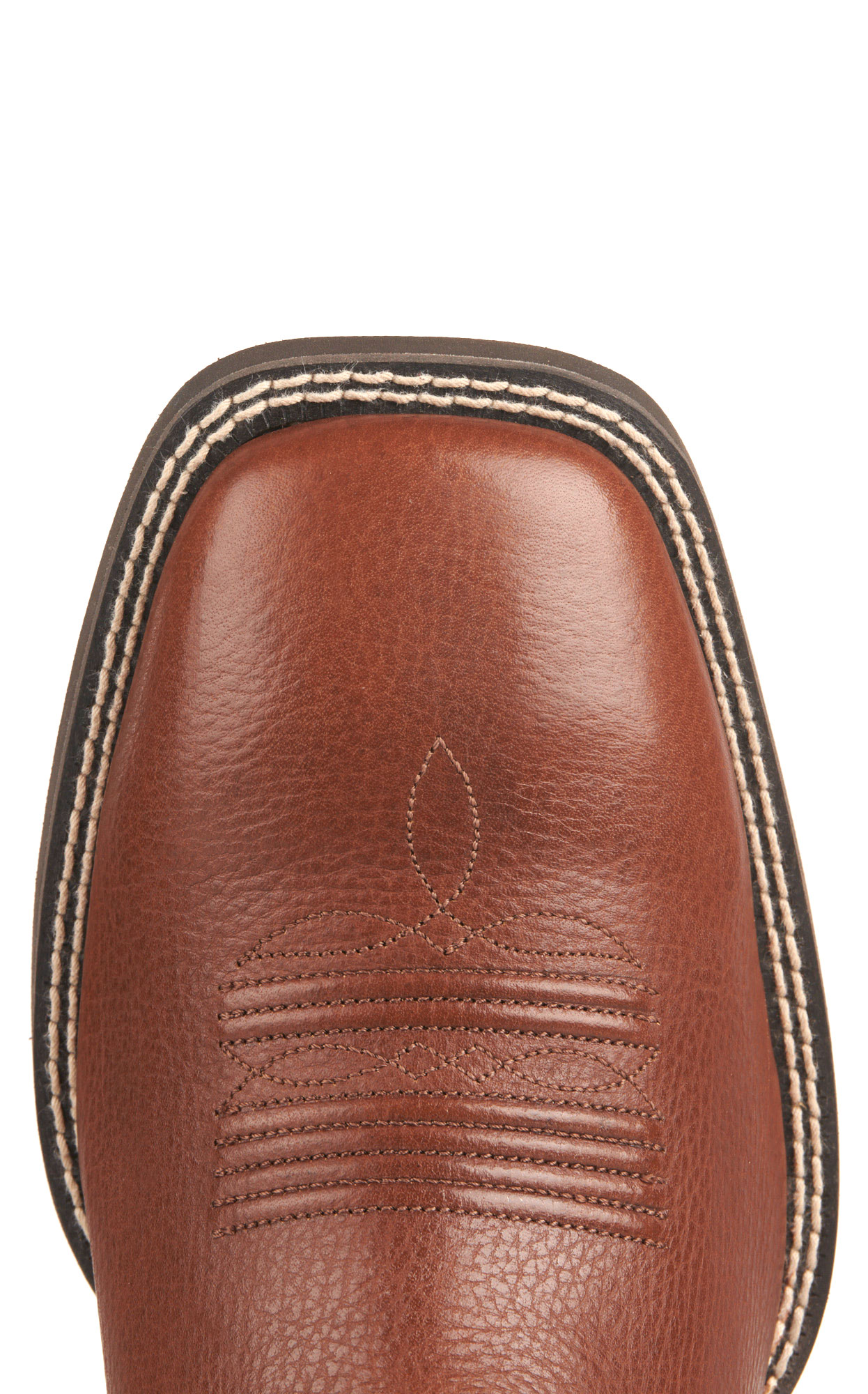 Ariat Men's Sport Latigo Toasted Tan Wide Square Toe Cowboy Boots - Image 1