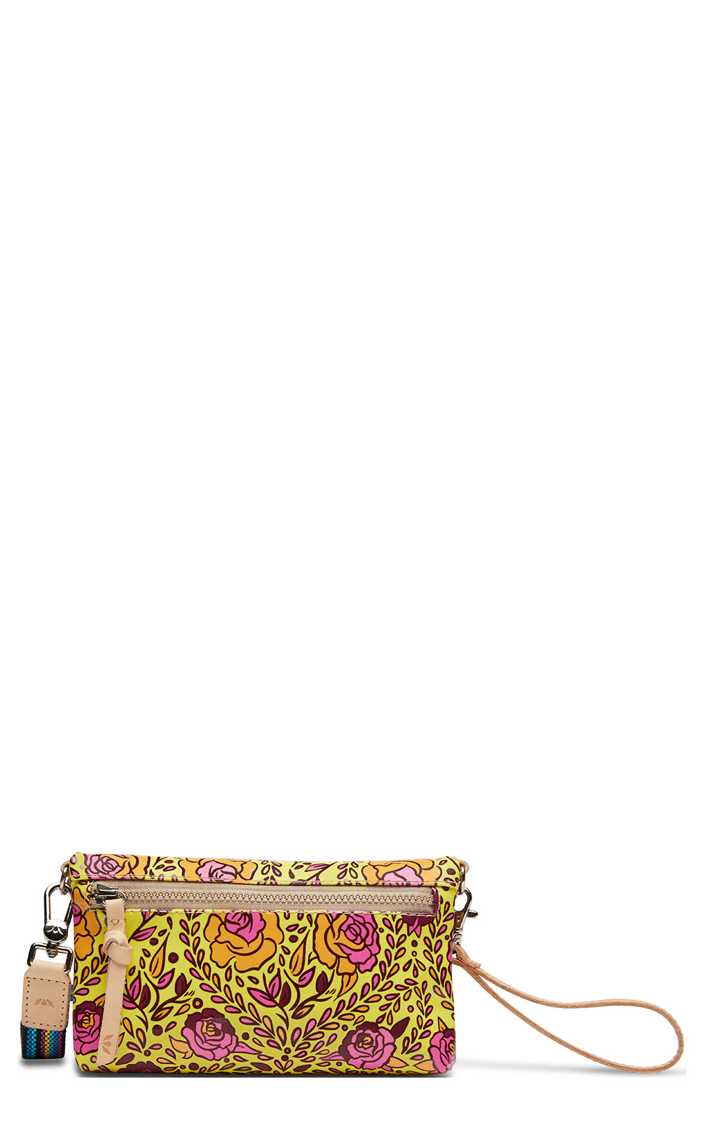 Consuela Millie Yellow Floral Print Uptown Crossbody Purse - Image 1