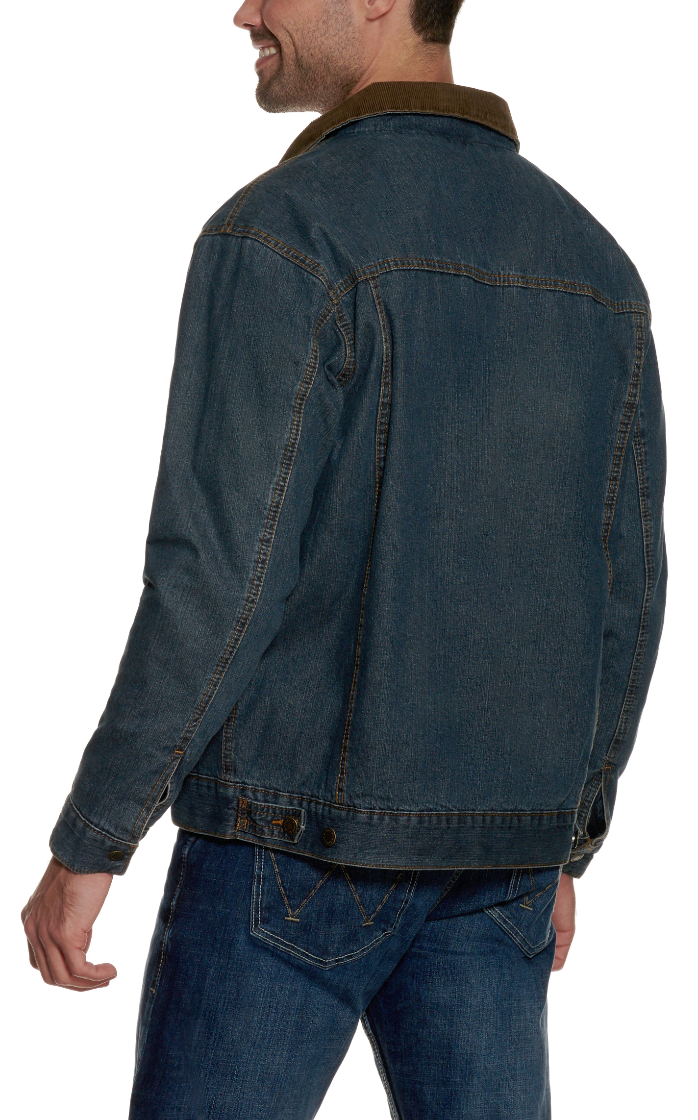 Wrangler Red Blanket Lined Denim Jacket - Image 1