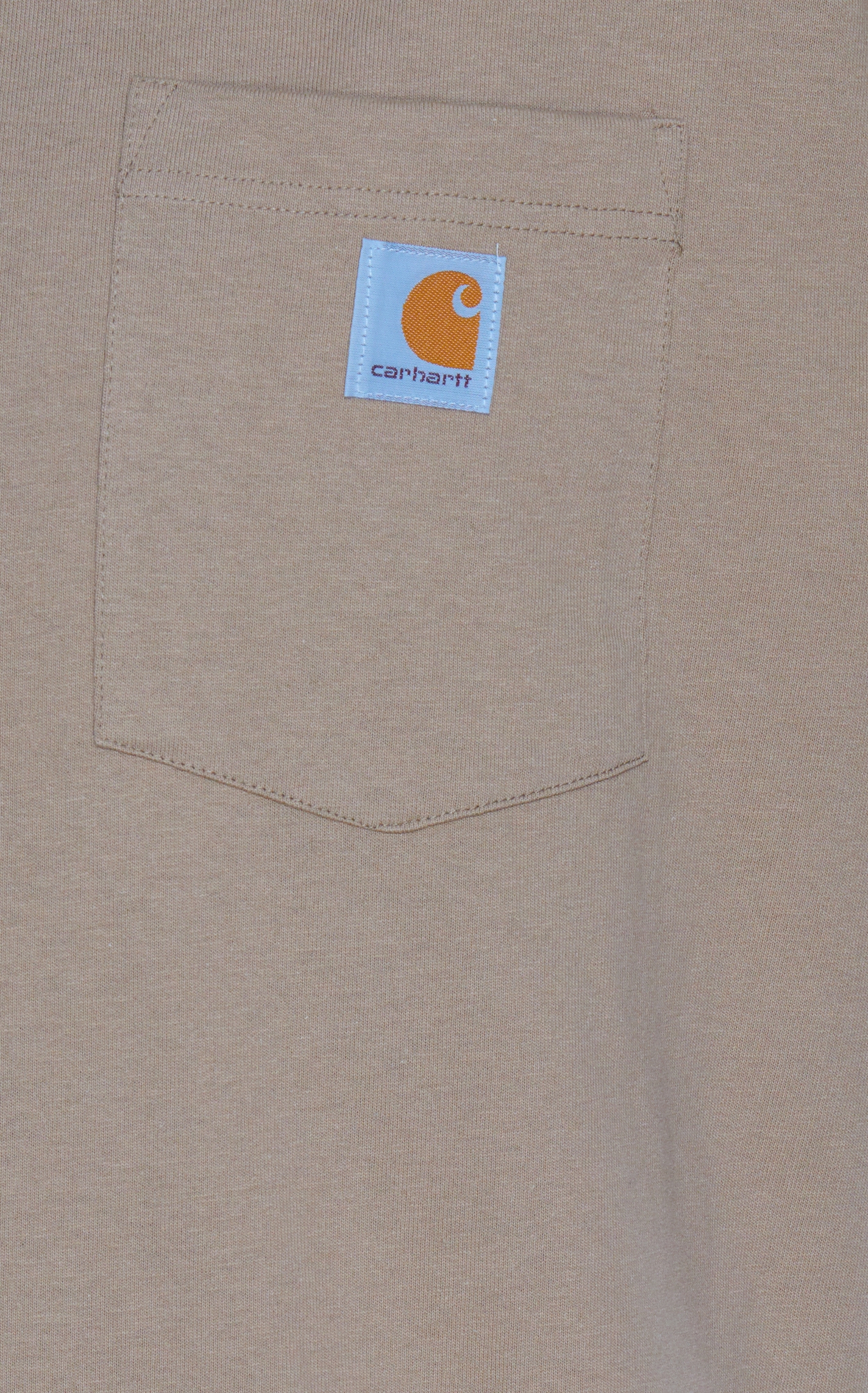 Carhartt Men's Desert Khaki Loose Fit Work T-Shirt - Image 3