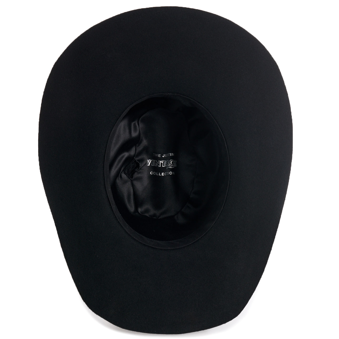 Justin Vintage Collection Women's Black Felt Turquoise Accent Western Hat - Image 5