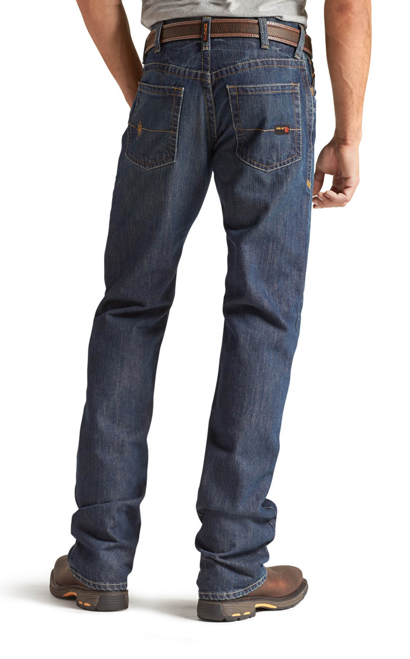 Ariat Work FR Men's M4 Shale Low Rise Boot Cut Work Jean - Extended Sizes (48-50) - Image 1