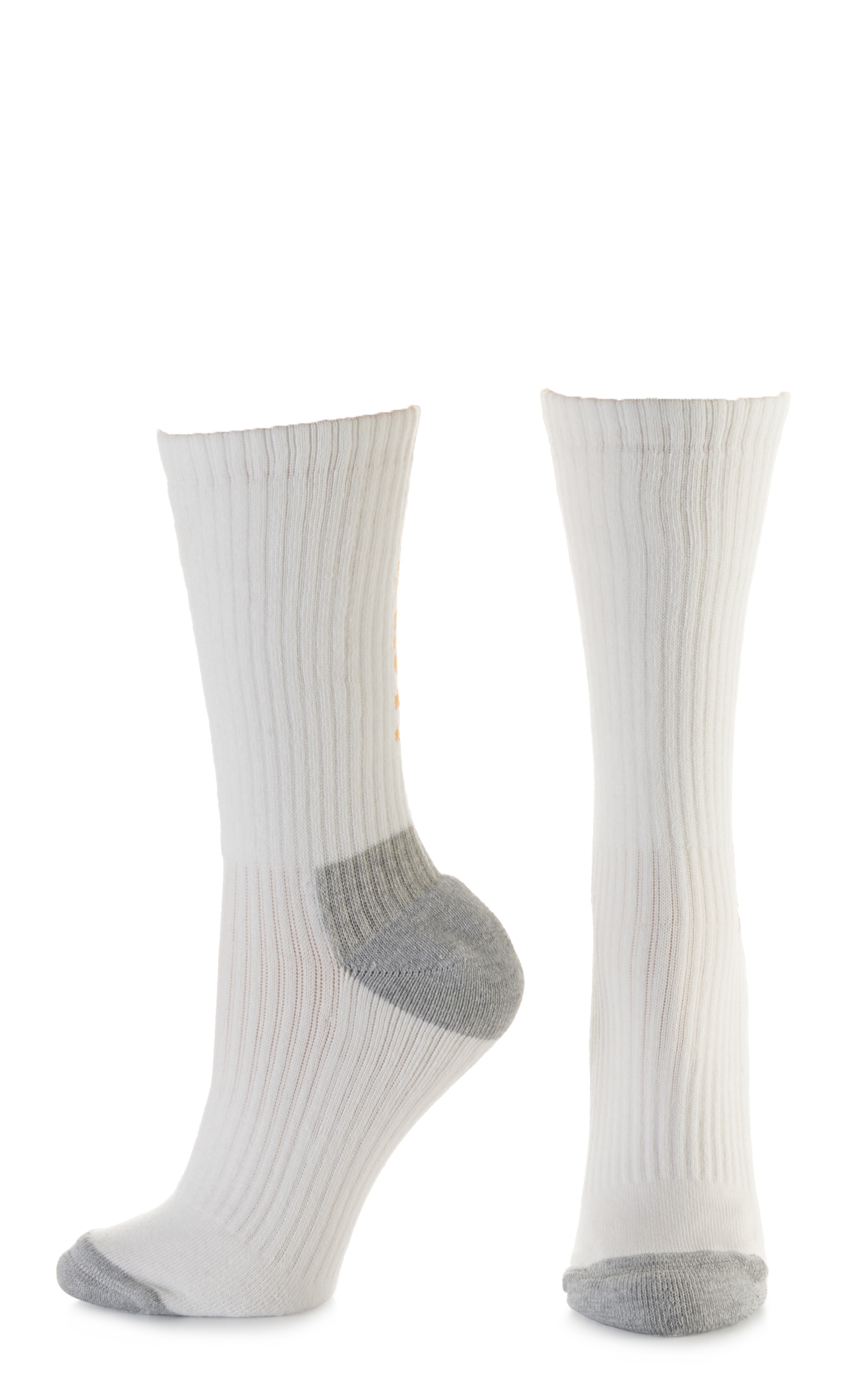 Ariat Men's White & Gray Crew 3Pk Boot Socks (Large) - Image 1