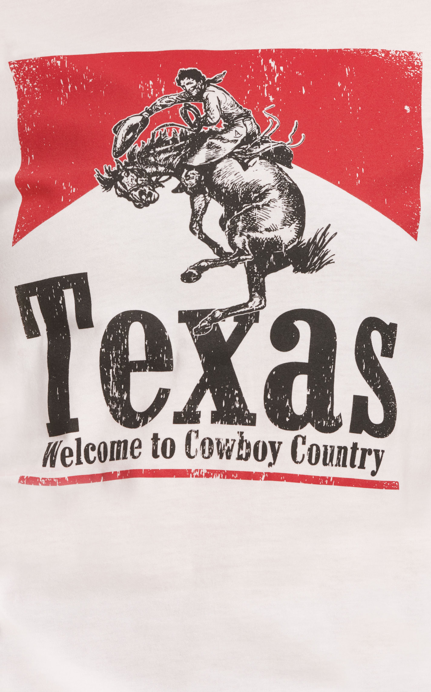 Rockin A Designs Women's White Texas Welcome to Cowboy Country Graphic Short Sleeve T-Shirt  - Image 3