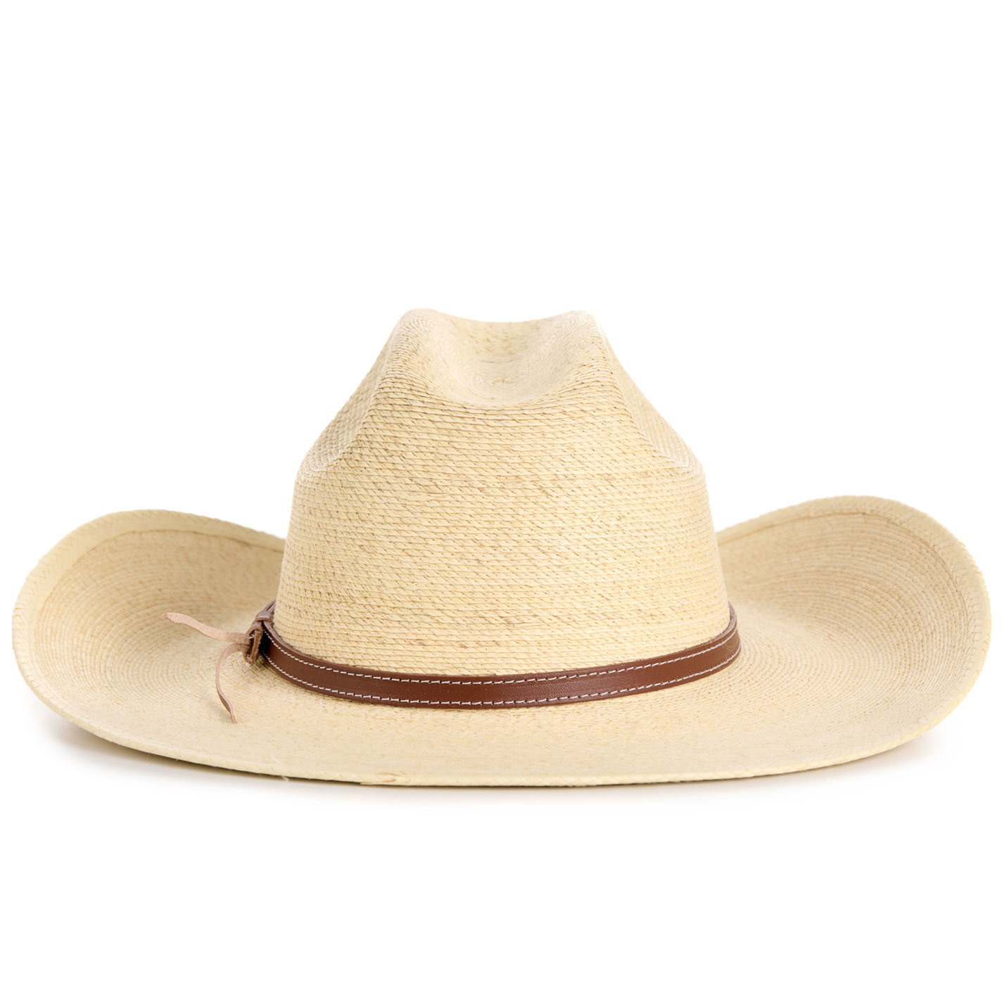 Cavender's Ranch Collection Kid's Natural Fine Palm Cowboy Hat - Image 3