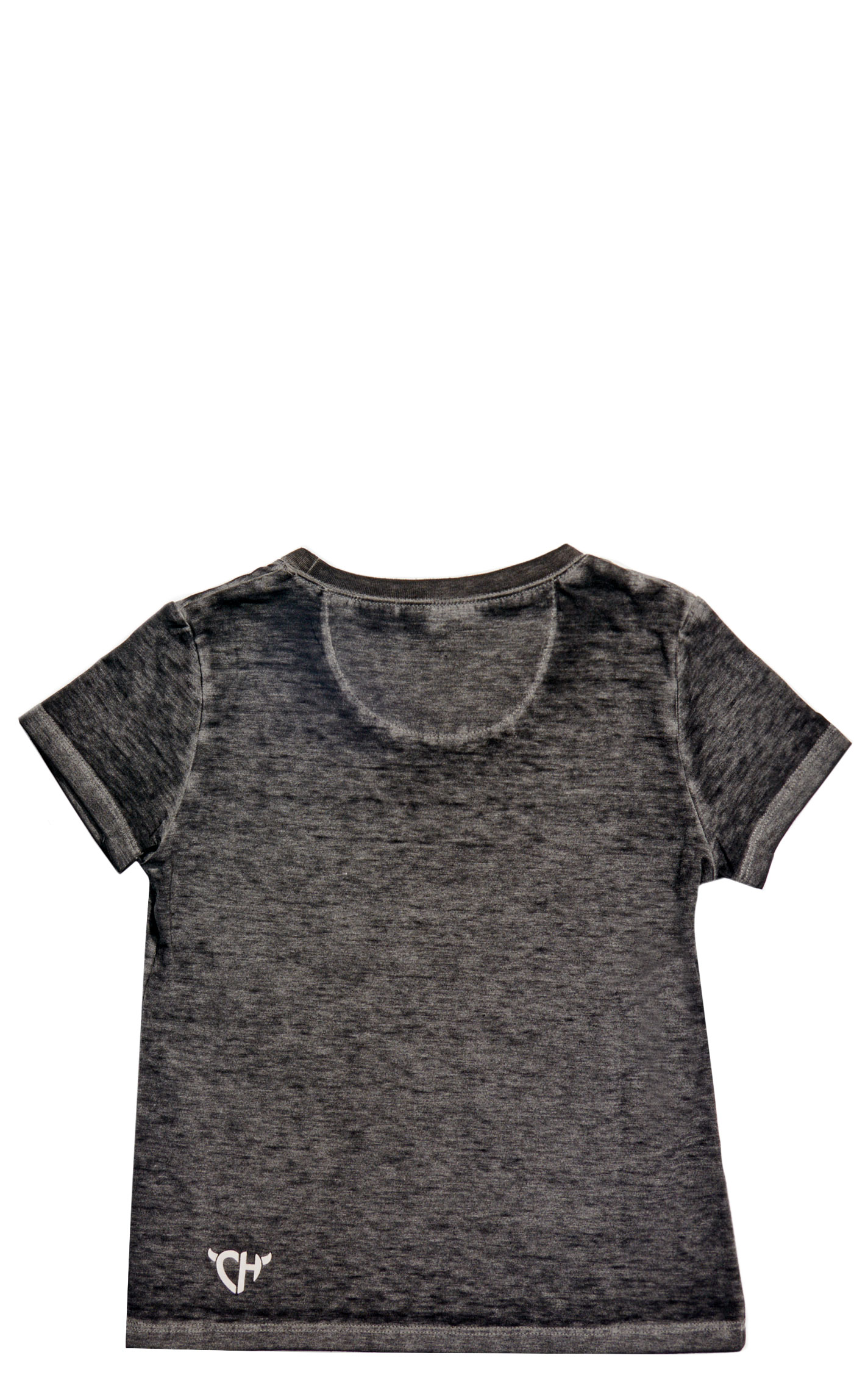 Cowgirl Hardware Girl's Black Watercolor Horse Top - Image 1