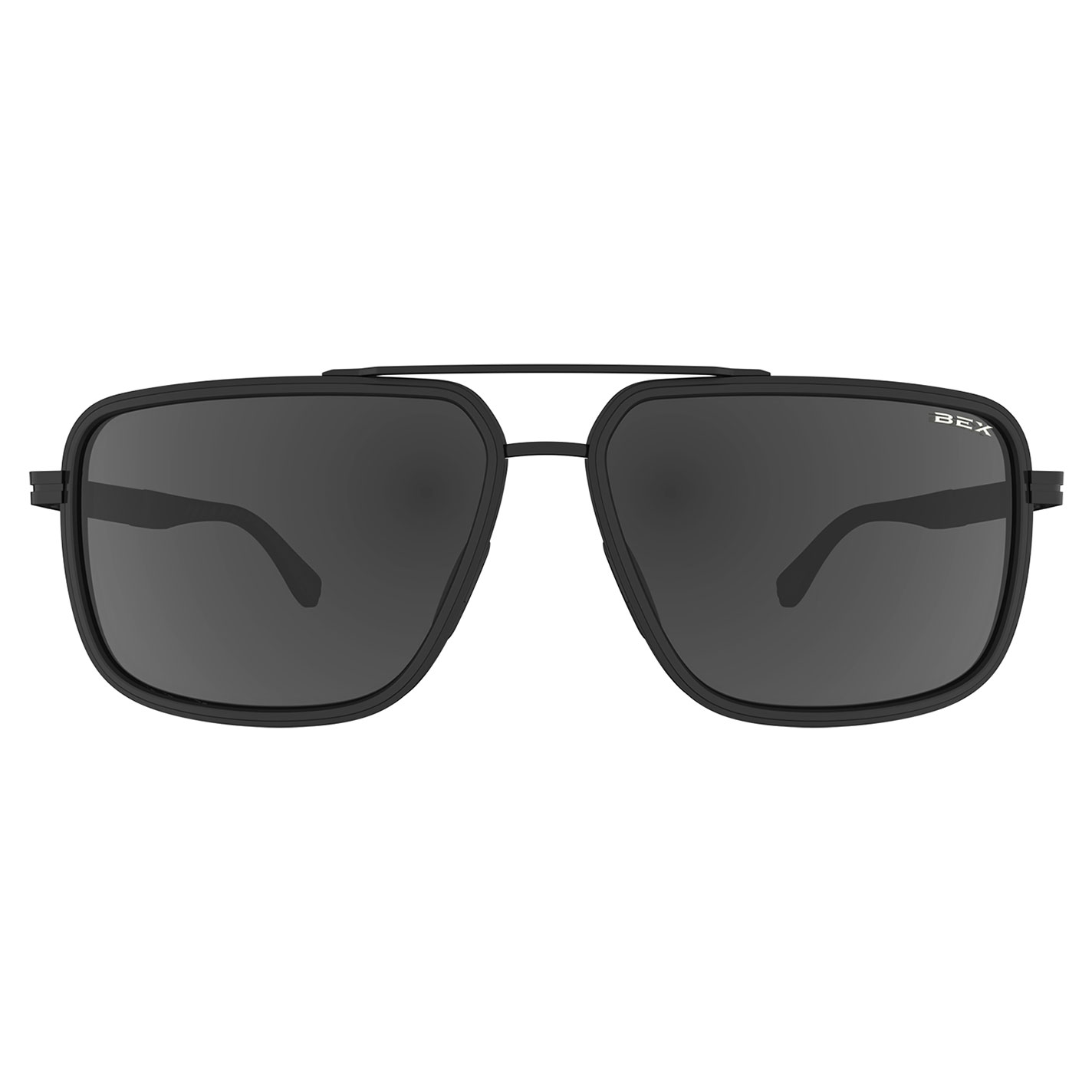 BEX Dusk Matte Black & Charcoal Sunglasses - Image 1