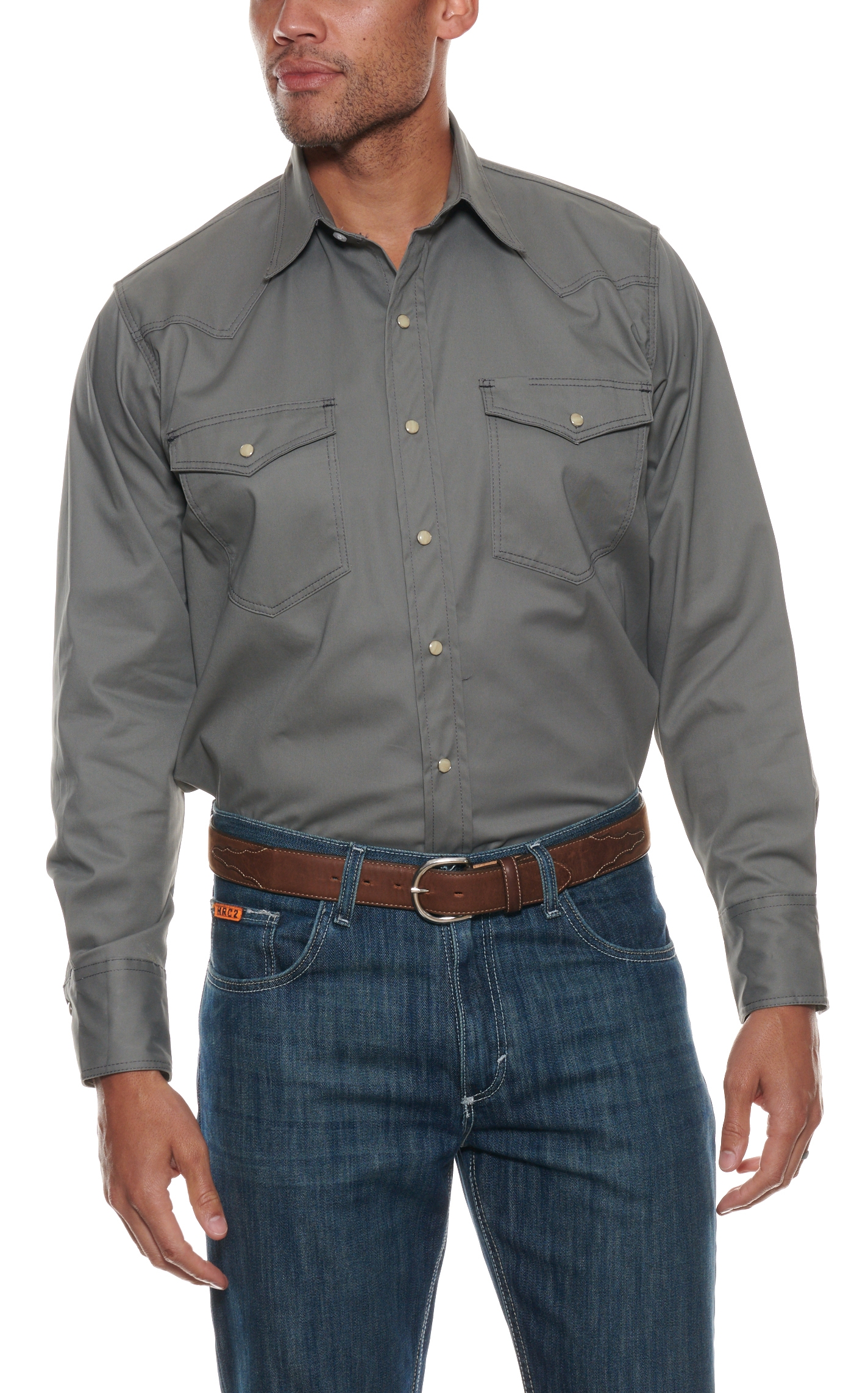 Cowboy Workwear Granite Long Sleeve Work Shirt - Image 1