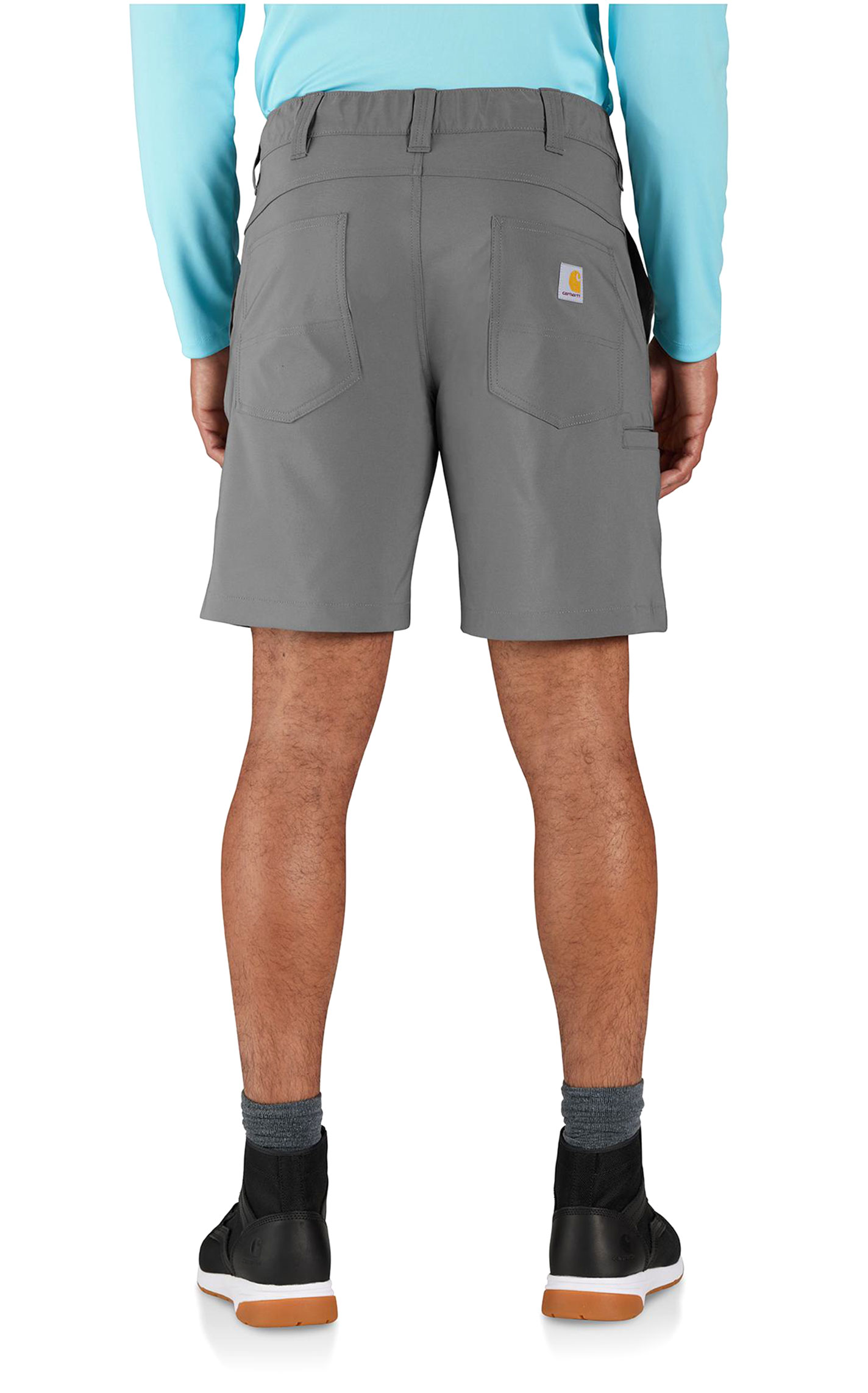 Carhartt Men's Force Sun Defender Steel Relaxed Fit Shorts - Image 1