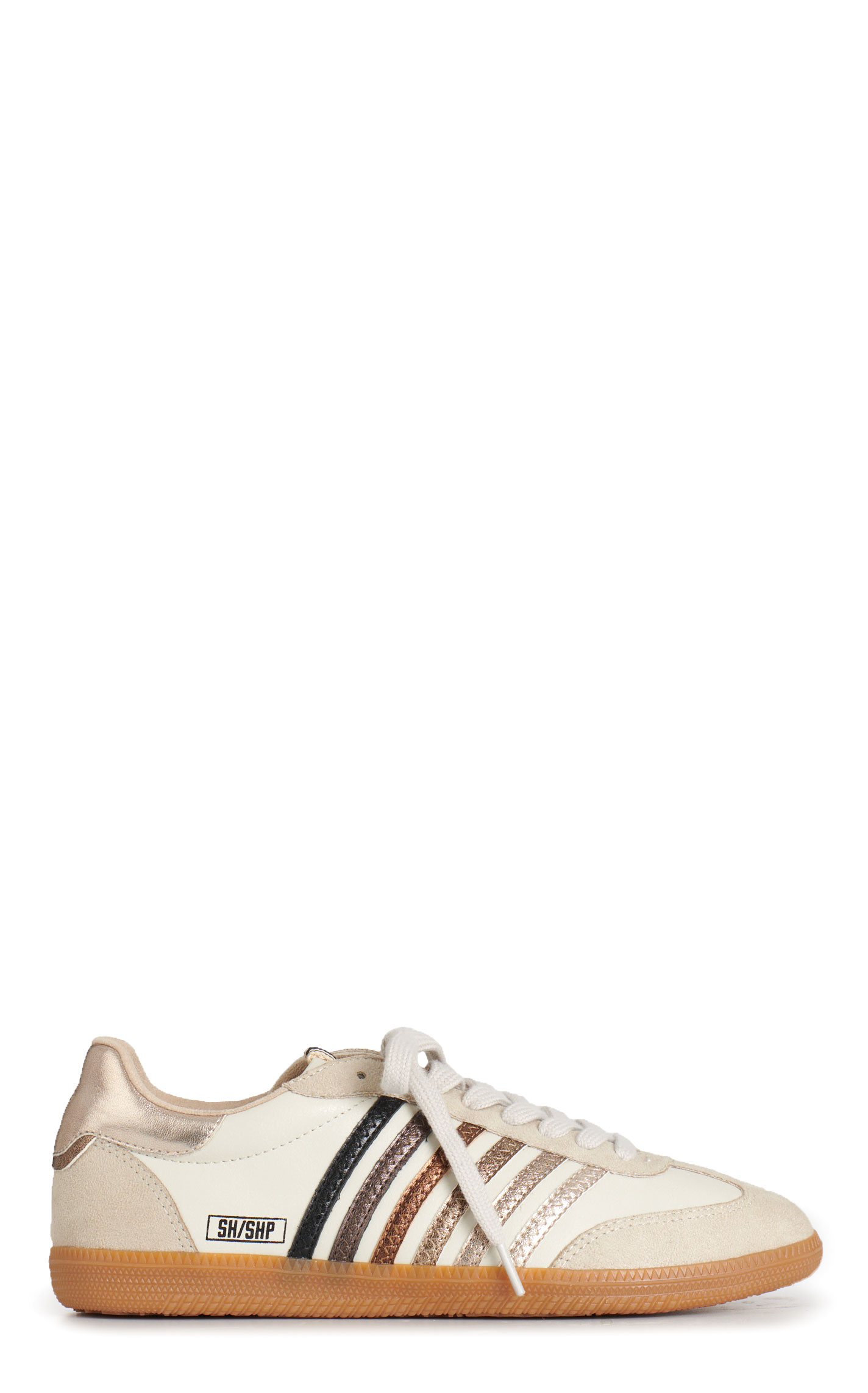 Shushop Women's Stevie White Almond Toe Casual Shoes - Image 1