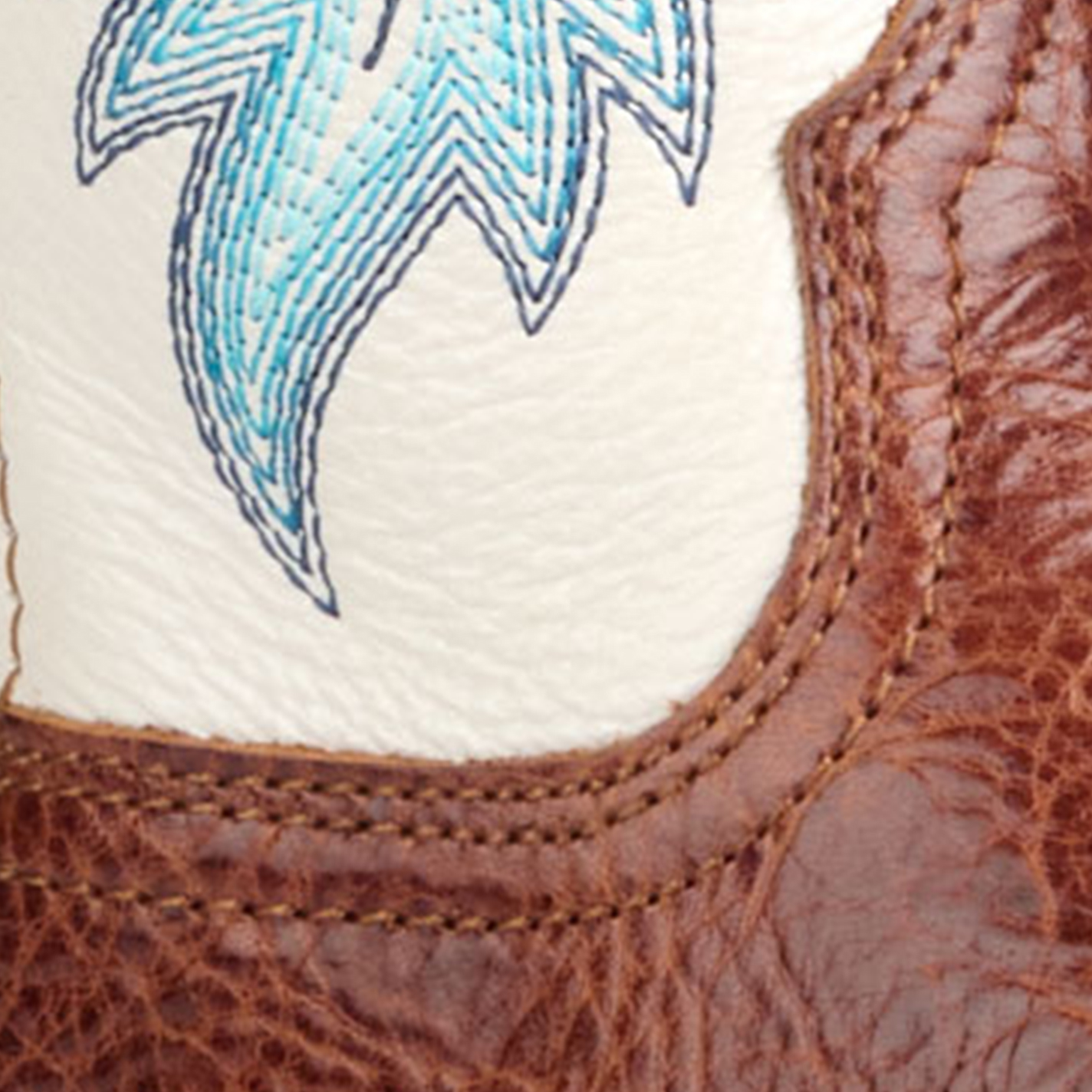 Ariat Women's Ginger Snap White Icing Bantamweight Wide Square Toe Cowboy Boots - Image 1