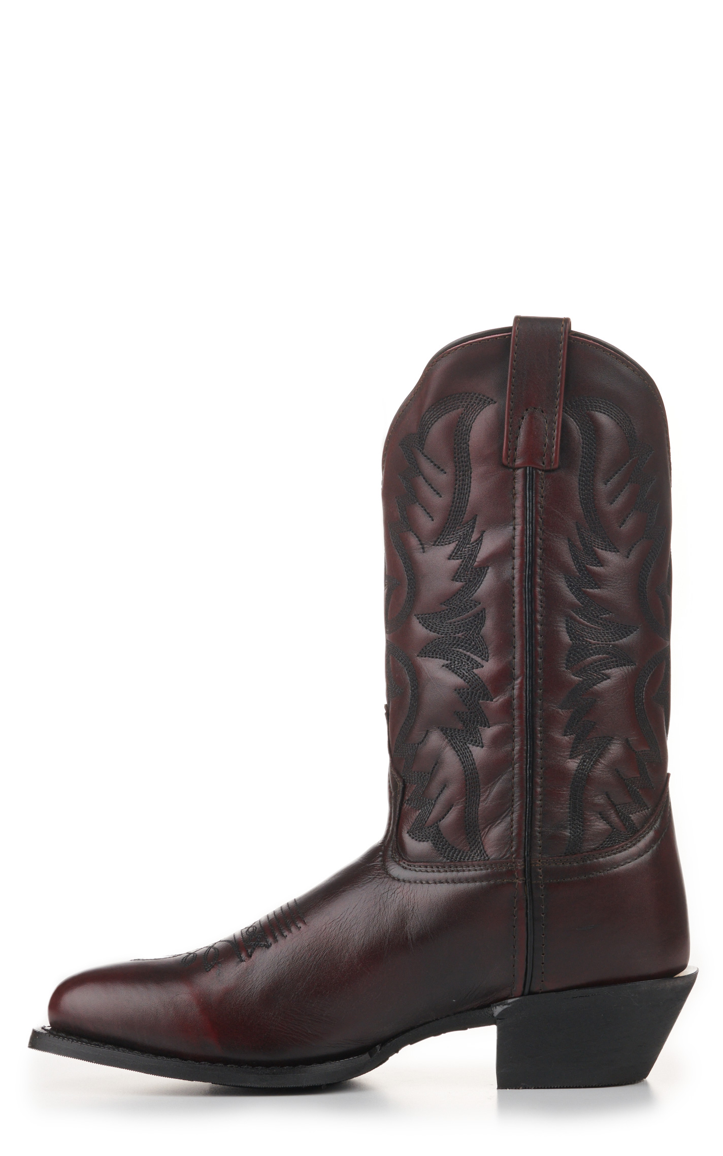 Laredo Men's Birchwood Black Cherry R-Toe Cowboy Boots - Image 1
