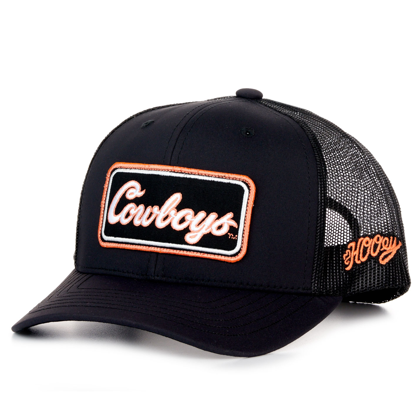 Hooey Collegiate Collection Black & Orange Oklahoma State Cowboys Logo Cap  - Image 1