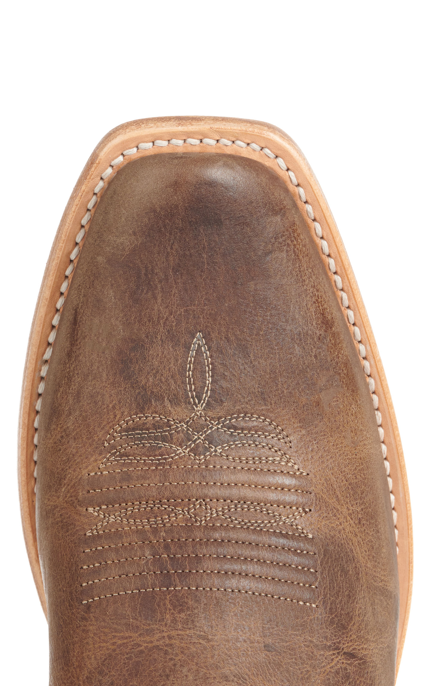 Ariat Men's Futurity Cashout Dark Brown and Teal Punchy Square Toe Cowboy Boots - Image 1