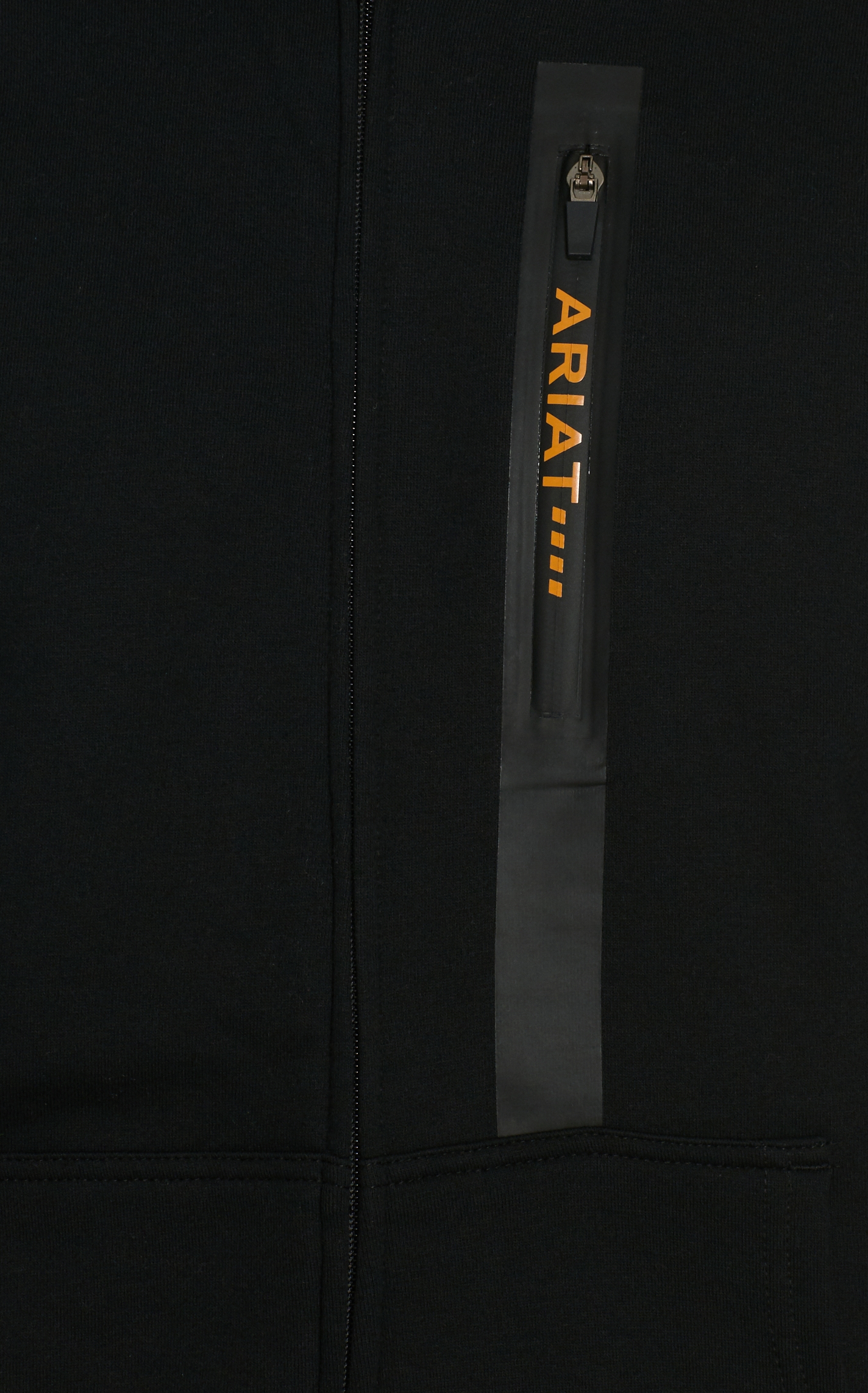 Ariat Men's Rebar Full Zip Black Hoodie - Image 1
