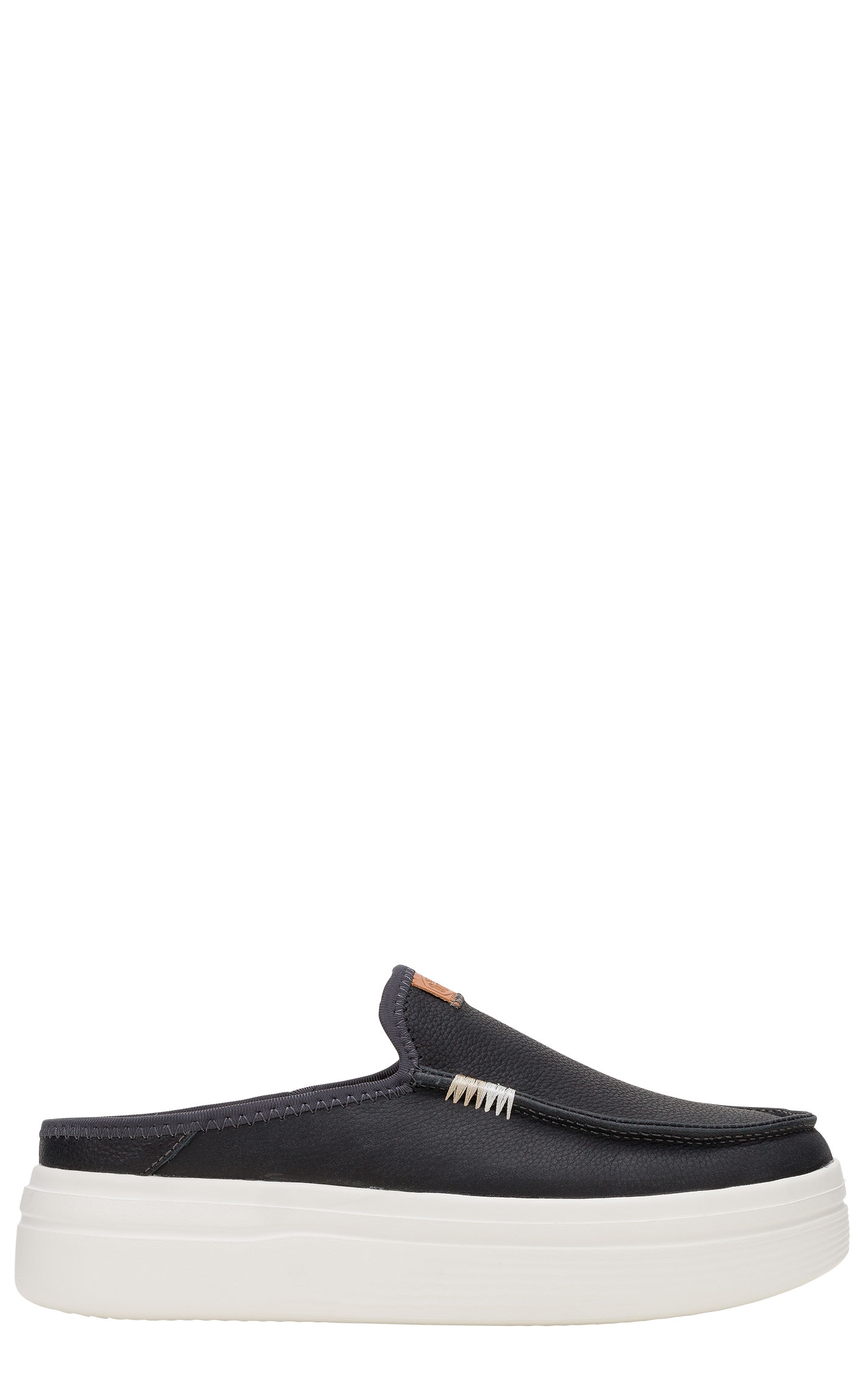 Hey Dude Women's Austin Lift Black Slip On Moc Toe Casual Shoes - Image 1