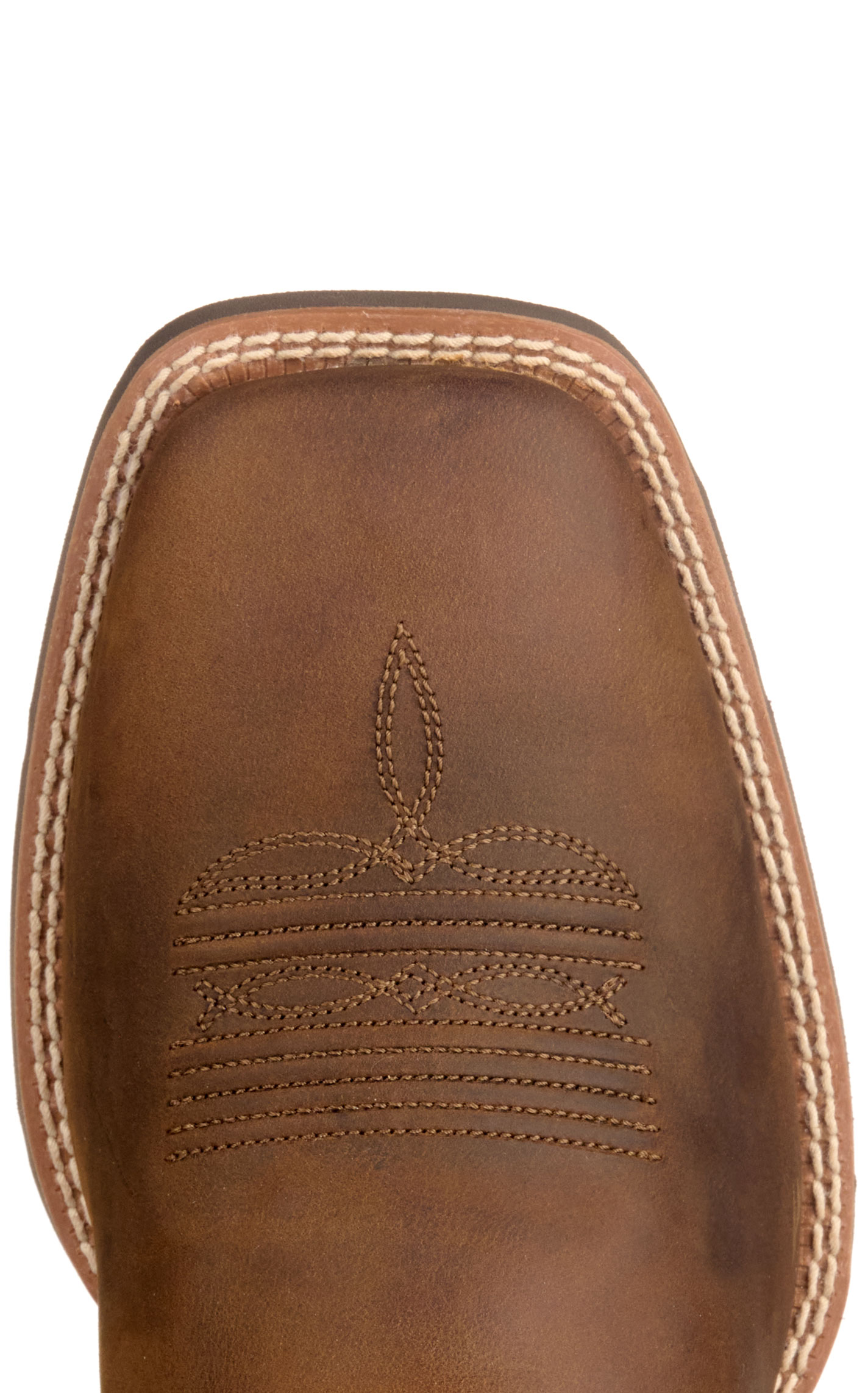 Ariat Men's Distressed Brown Sport Freedom Wide Square Toe Cowboy Boots - Image 1