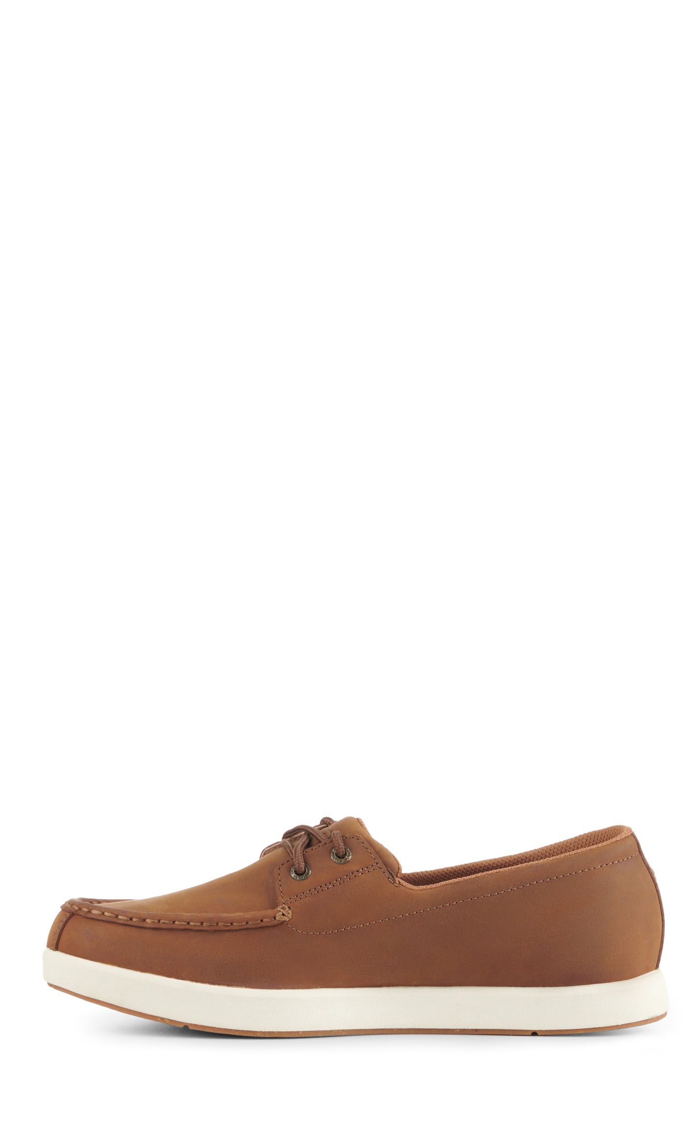 Twisted X Men's Lion Tan UltraLite X Moc Toe Boat Shoes - Image 1