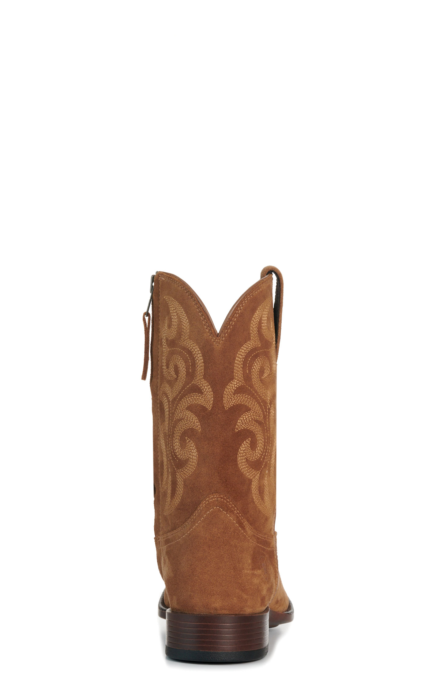 Ariat Men's Chestnut Suede Bantamweight Bodie Square Toe Cowboy Boots - Image 1