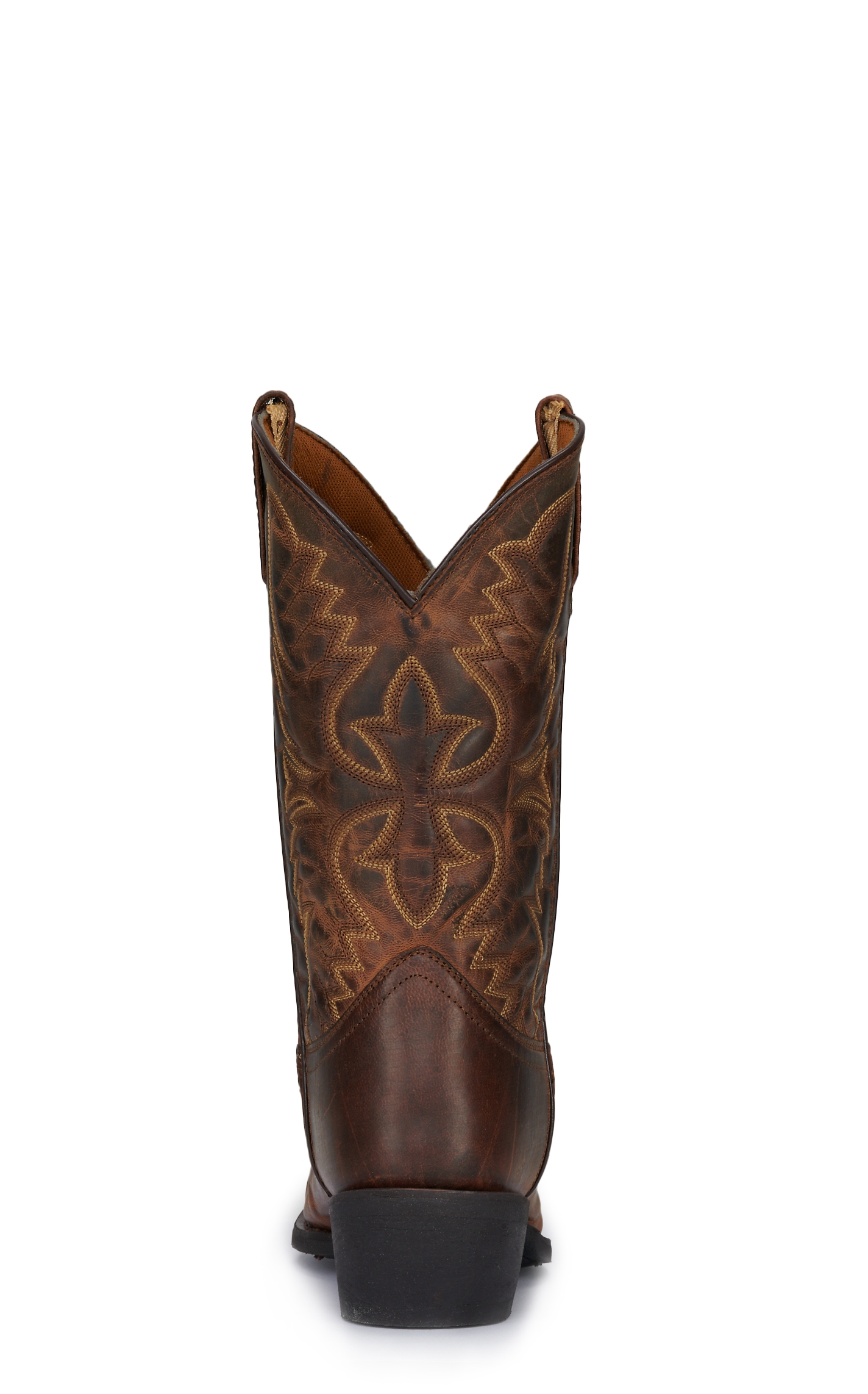 Laredo Men's Duster Tan Round Toe Cowboy Boots - Image 1
