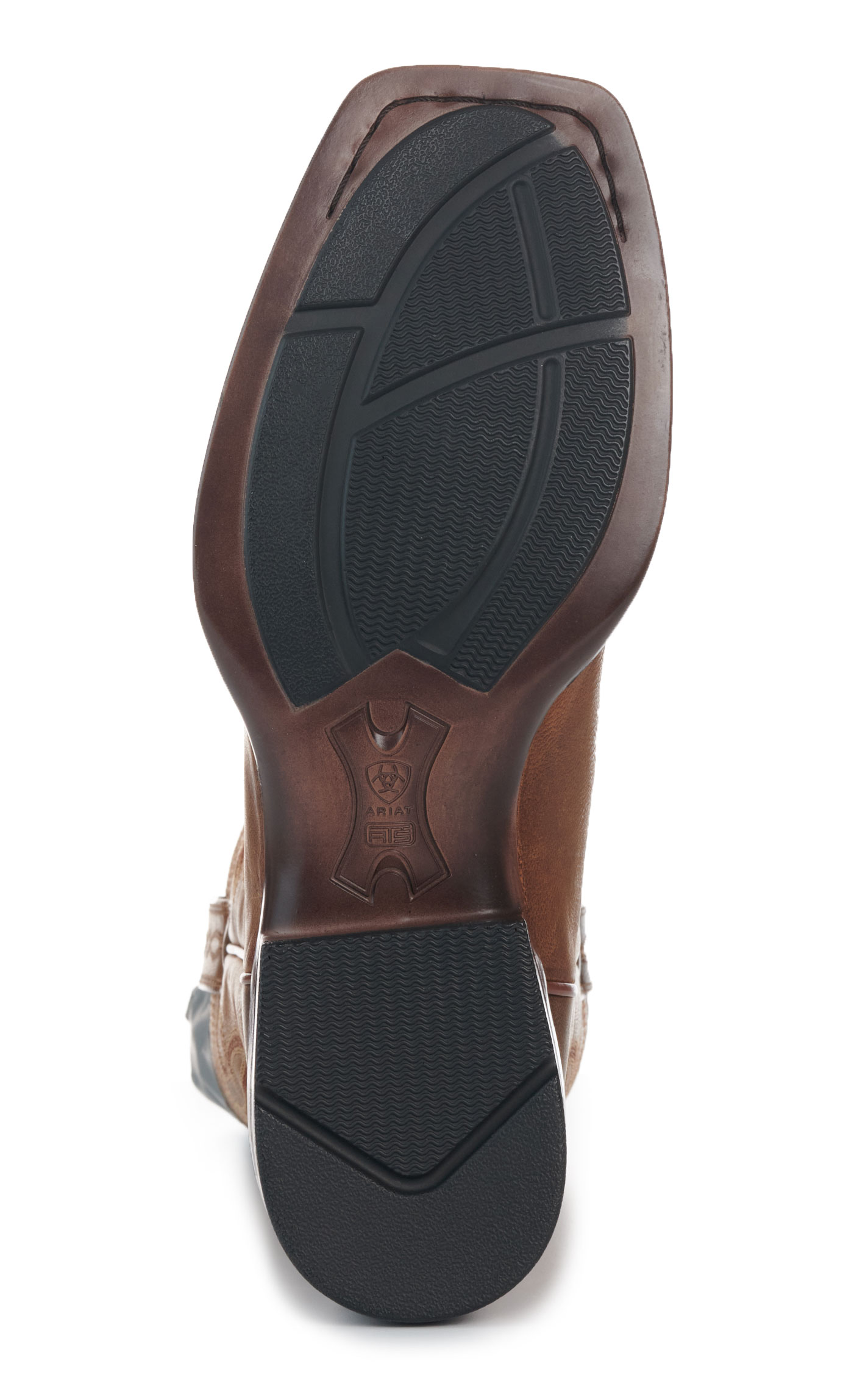 Ariat Men’s Plano Woody Tan Bantamweight Wide Square Toe Cowboy Boots - Image 1